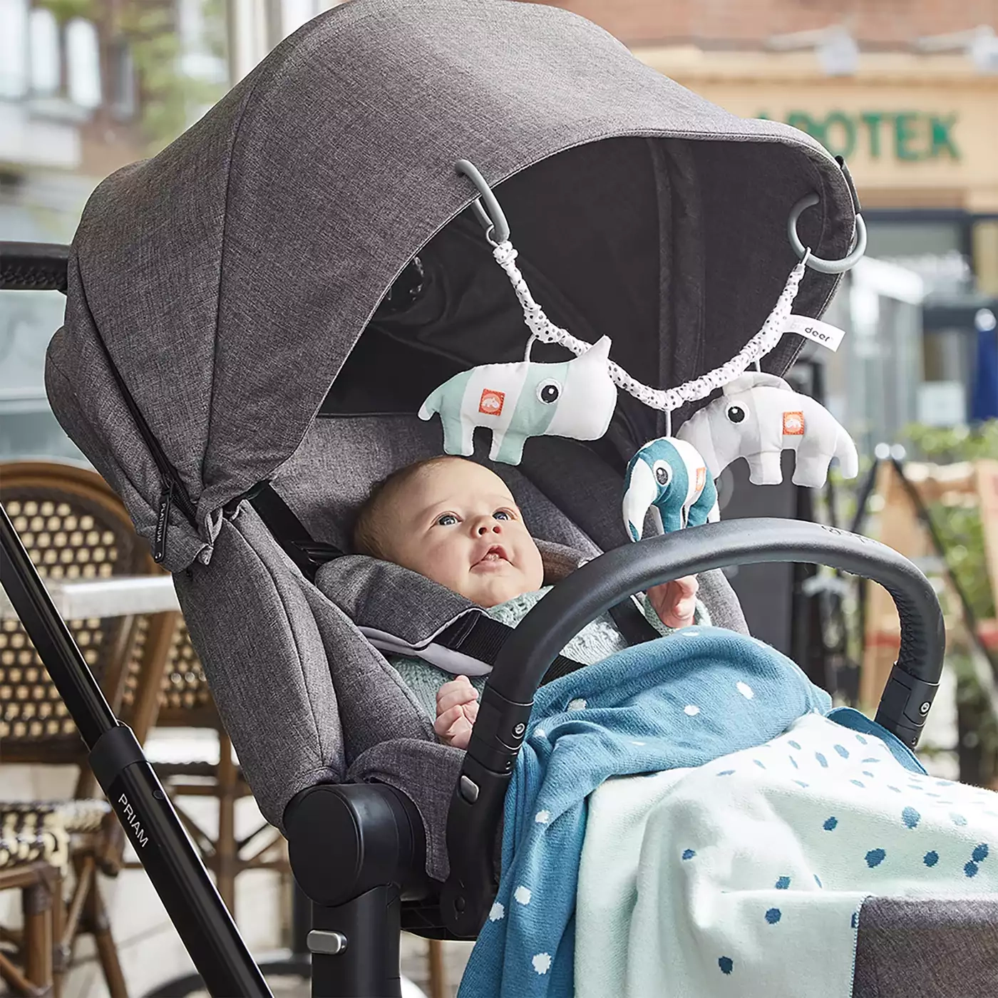 Kinderwagenkette Deer Friends - Jamouz