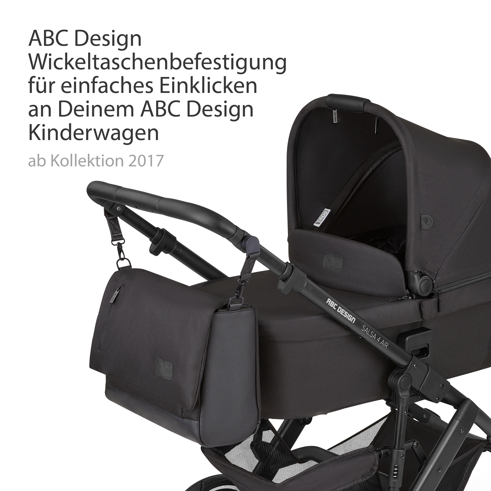Wickeltasche Urban Asphalt - Jamouz