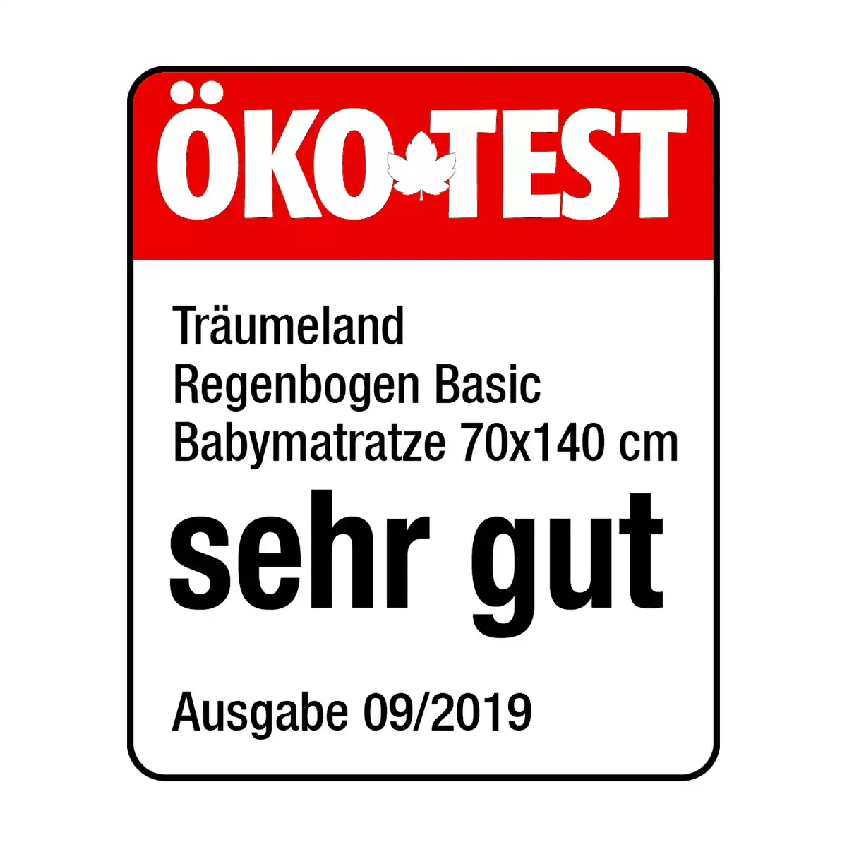 Matratze Regenbogen 70 x 140 cm - Jamouz