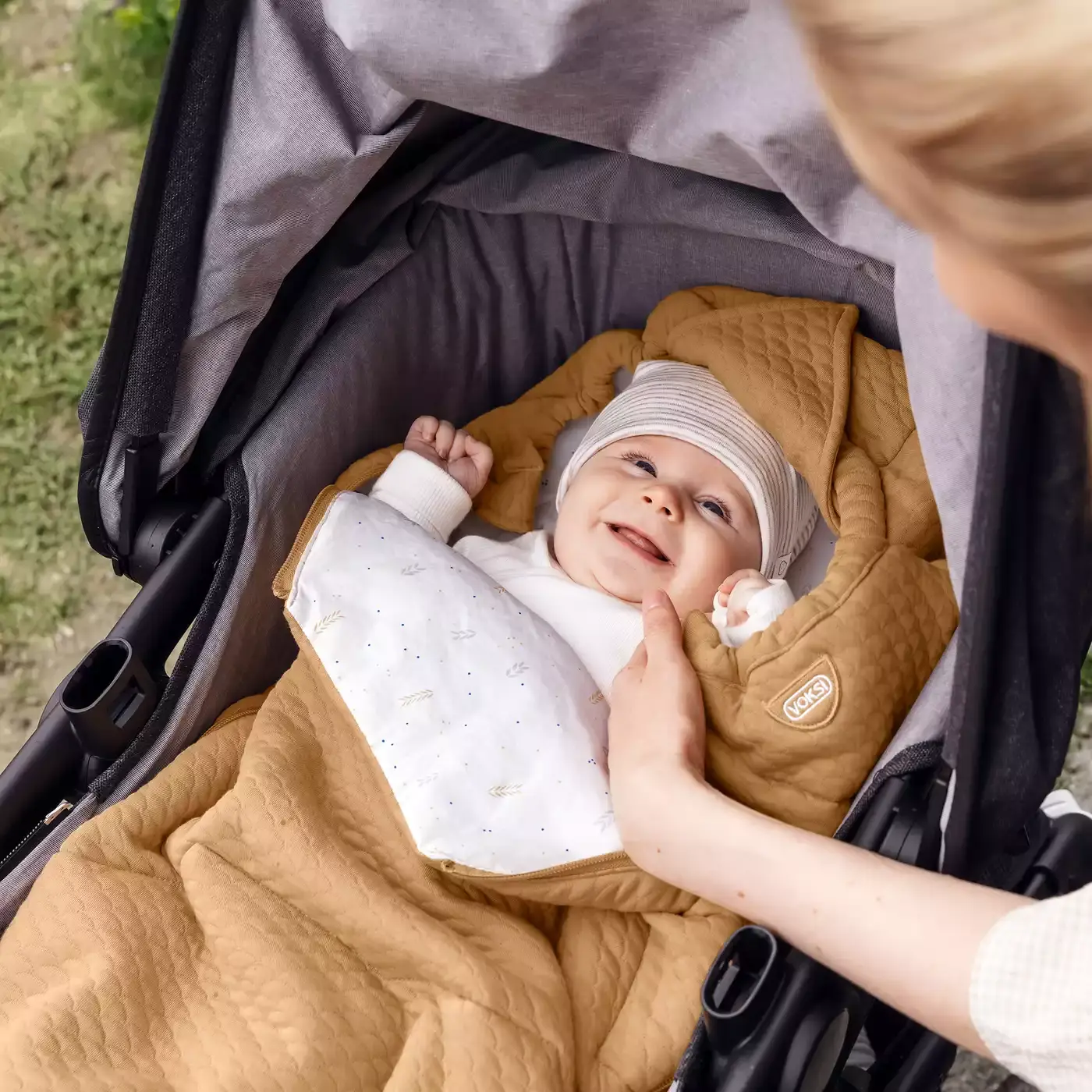 Fußsack Breeze Light Warm Beige - Jamouz