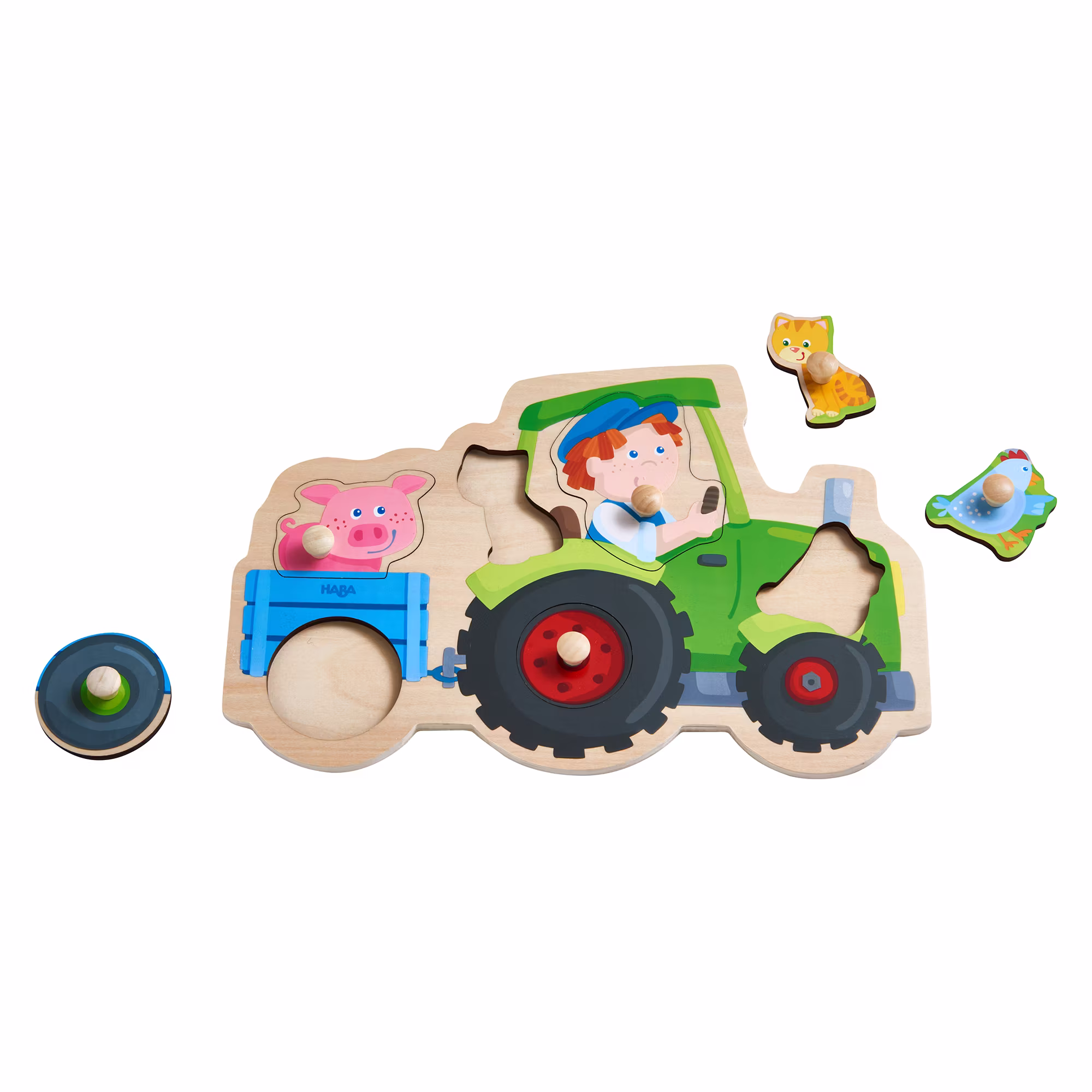 Greifpuzzle Lustige Traktorfahrt - Jamouz