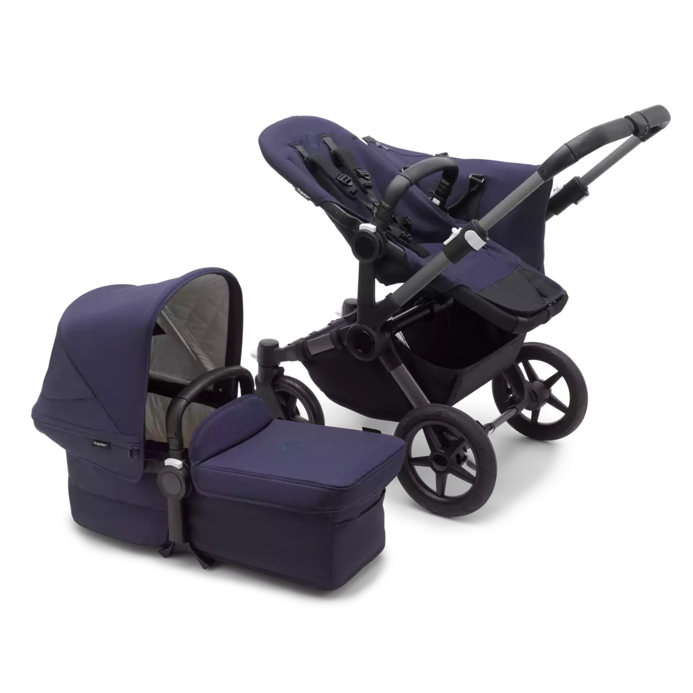 Donkey 5 Mono-Kinderwagen, erweiterbar, Forest Green - Jamouz