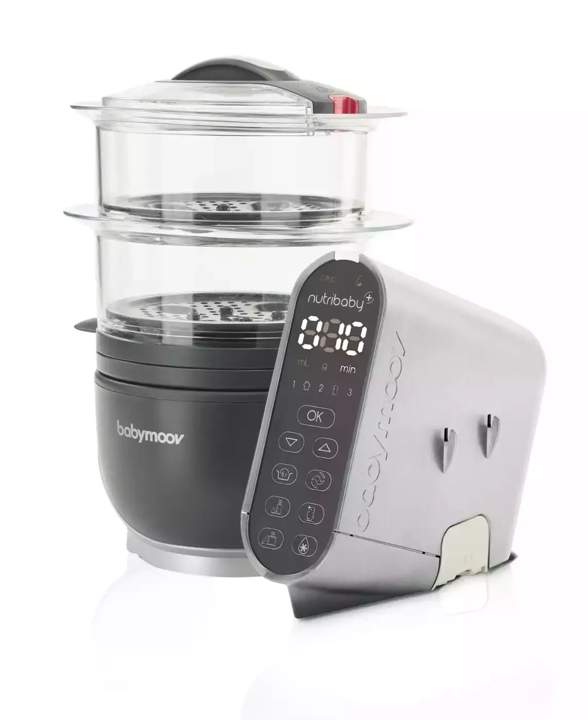 Displaygehäuse Nutribaby + Aluminium-Effekt - Jamouz