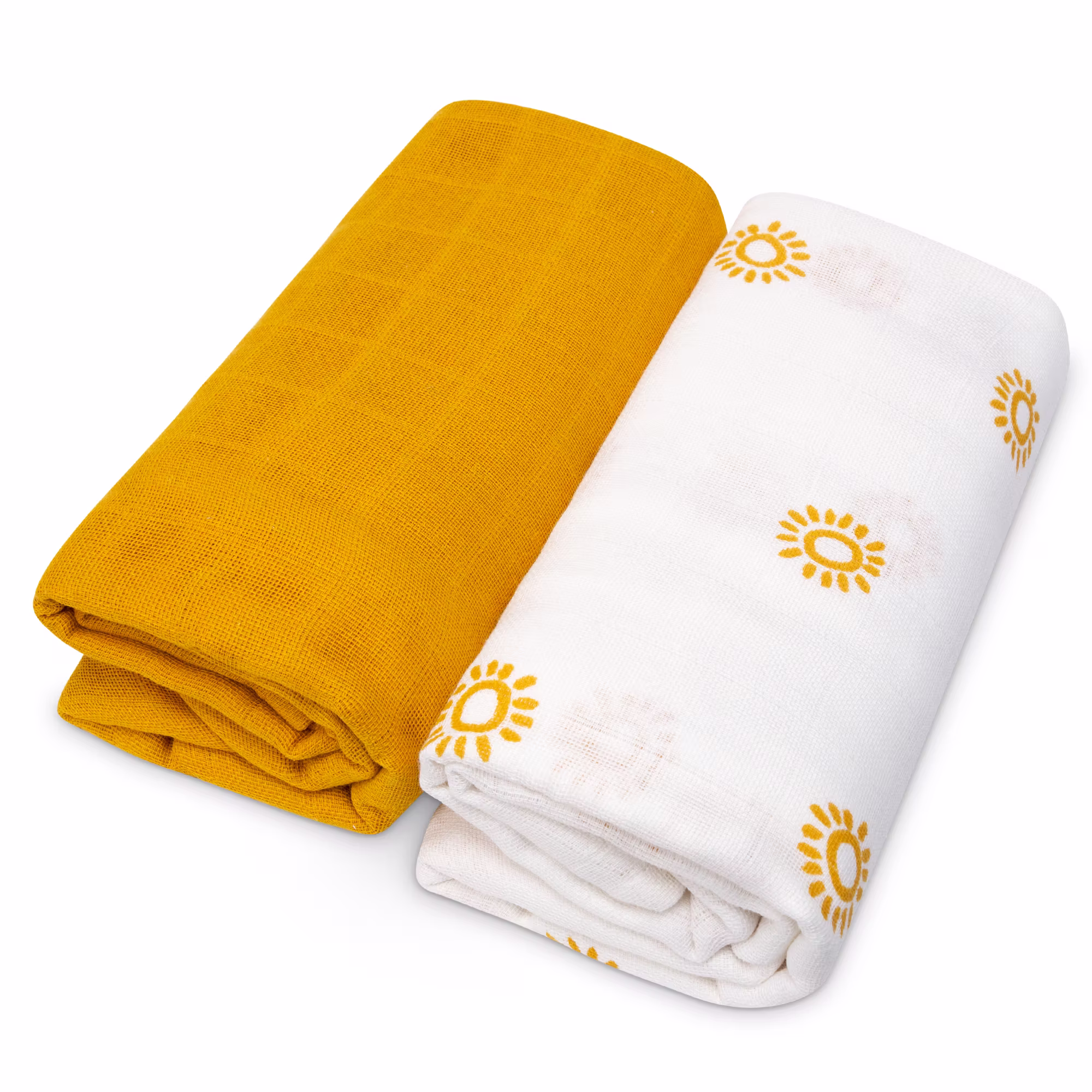 2er Set Pucktücher Sonne 120 x 120 cm - Jamouz
