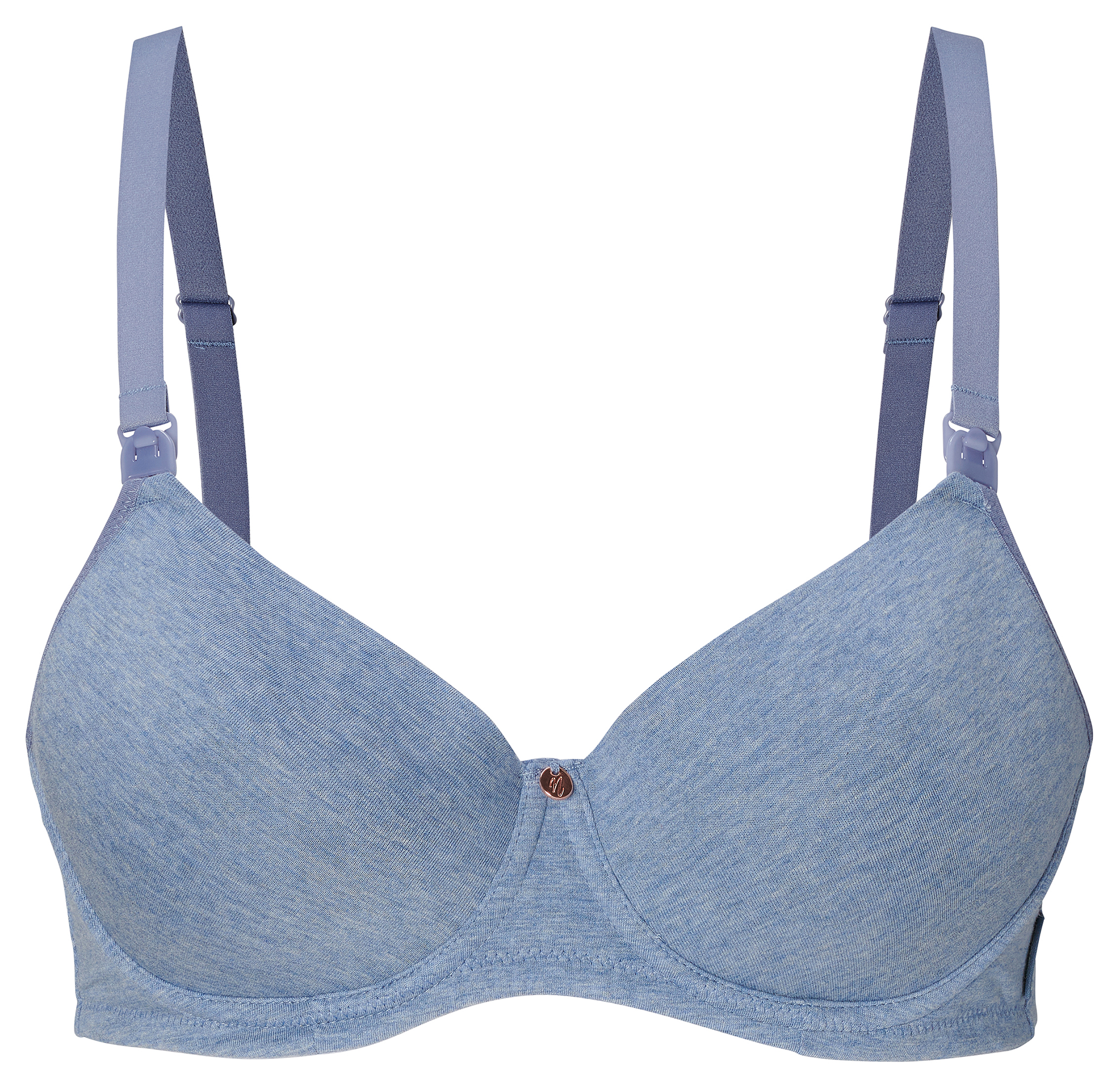 Still-BH Cotton Light Blue Melange B - Jamouz