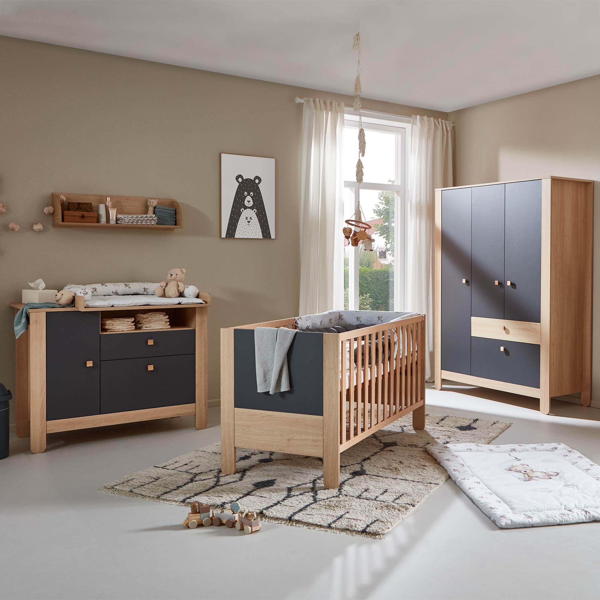 3-teiliges Babyzimmer Cozy Room - Jamouz
