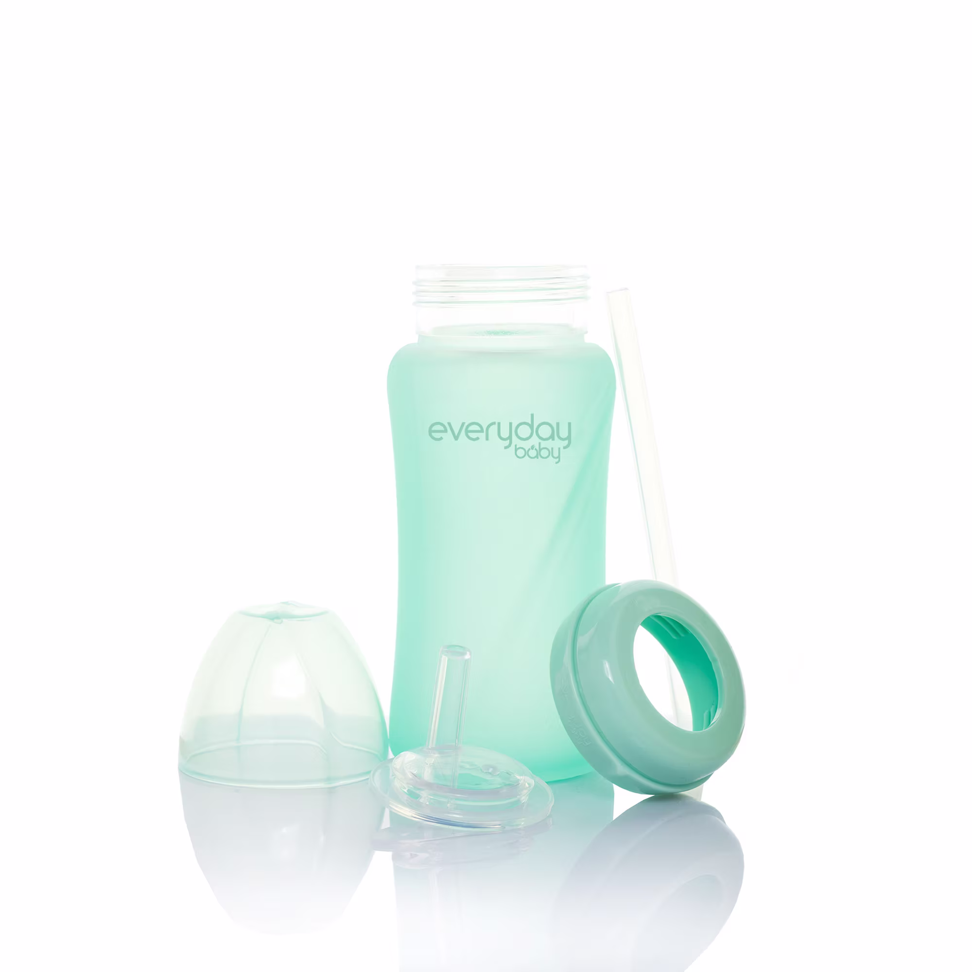 Glas-Trinkhalmflasche Healthy+ Straw Cup - Jamouz