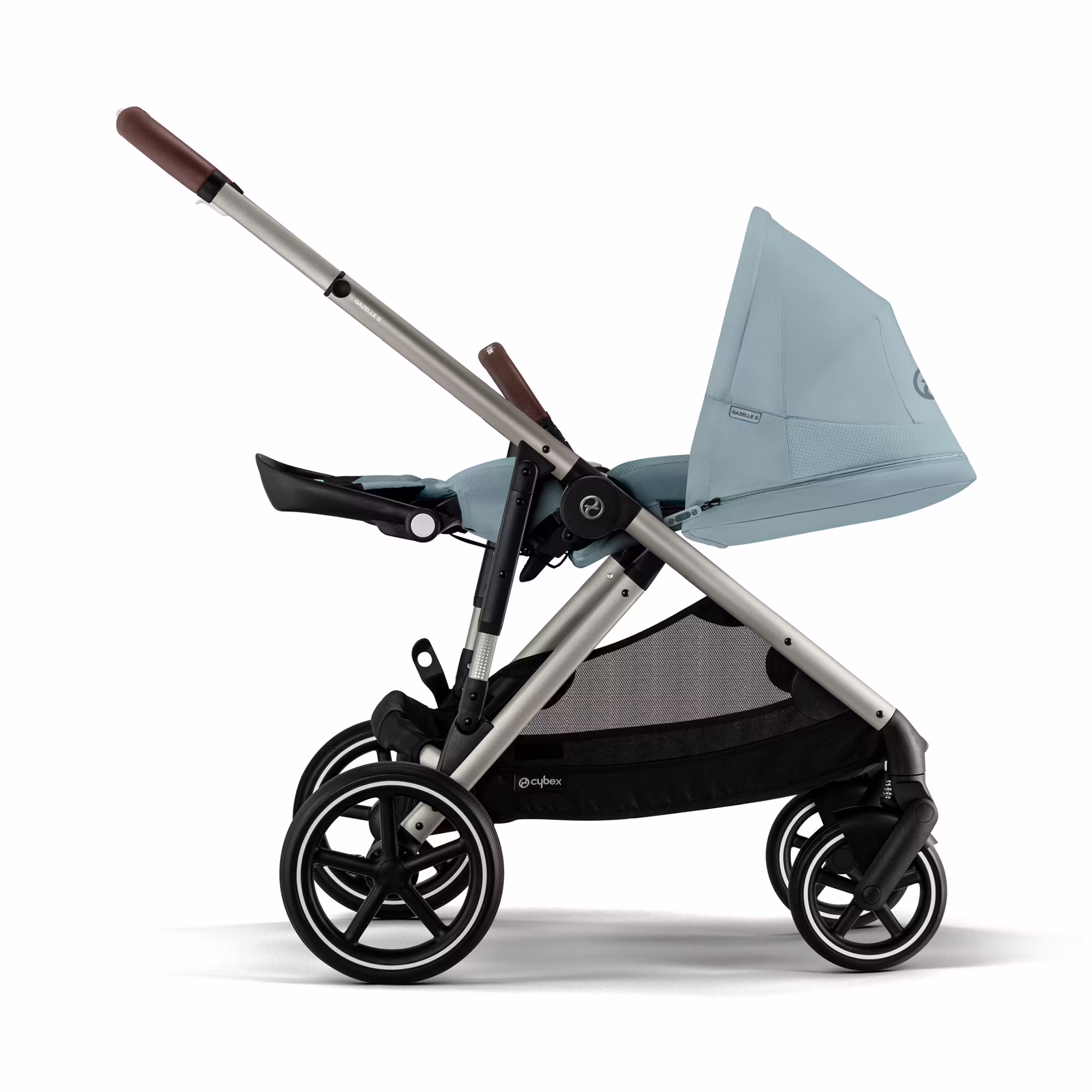Gazelle S Lava Grey (Silver Frame) - Jamouz