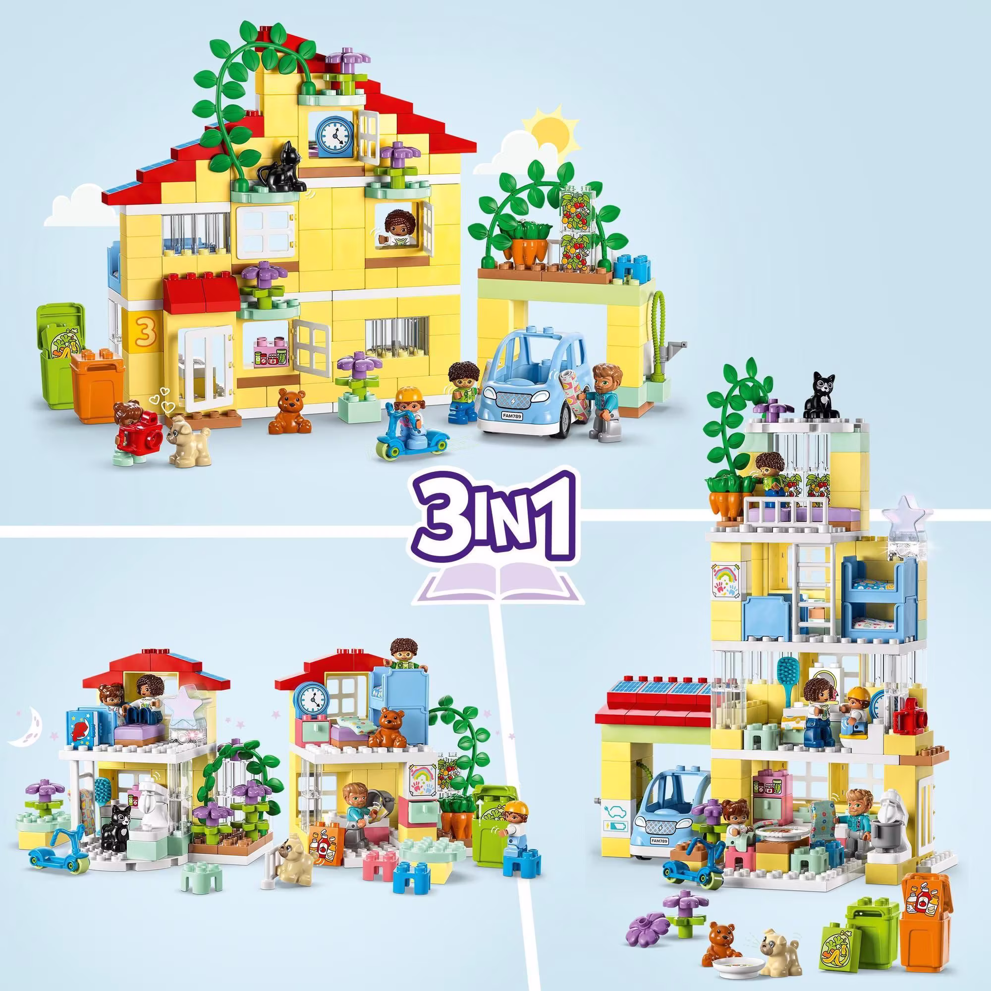 3-in-1-Familienhaus - Jamouz