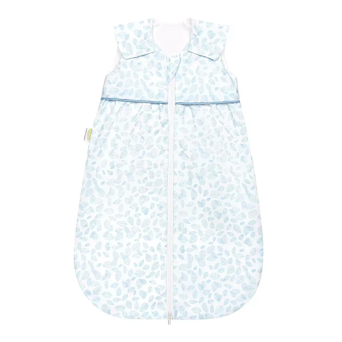 Schlafsack Anni light Blätter blue Blättchen blue - Jamouz