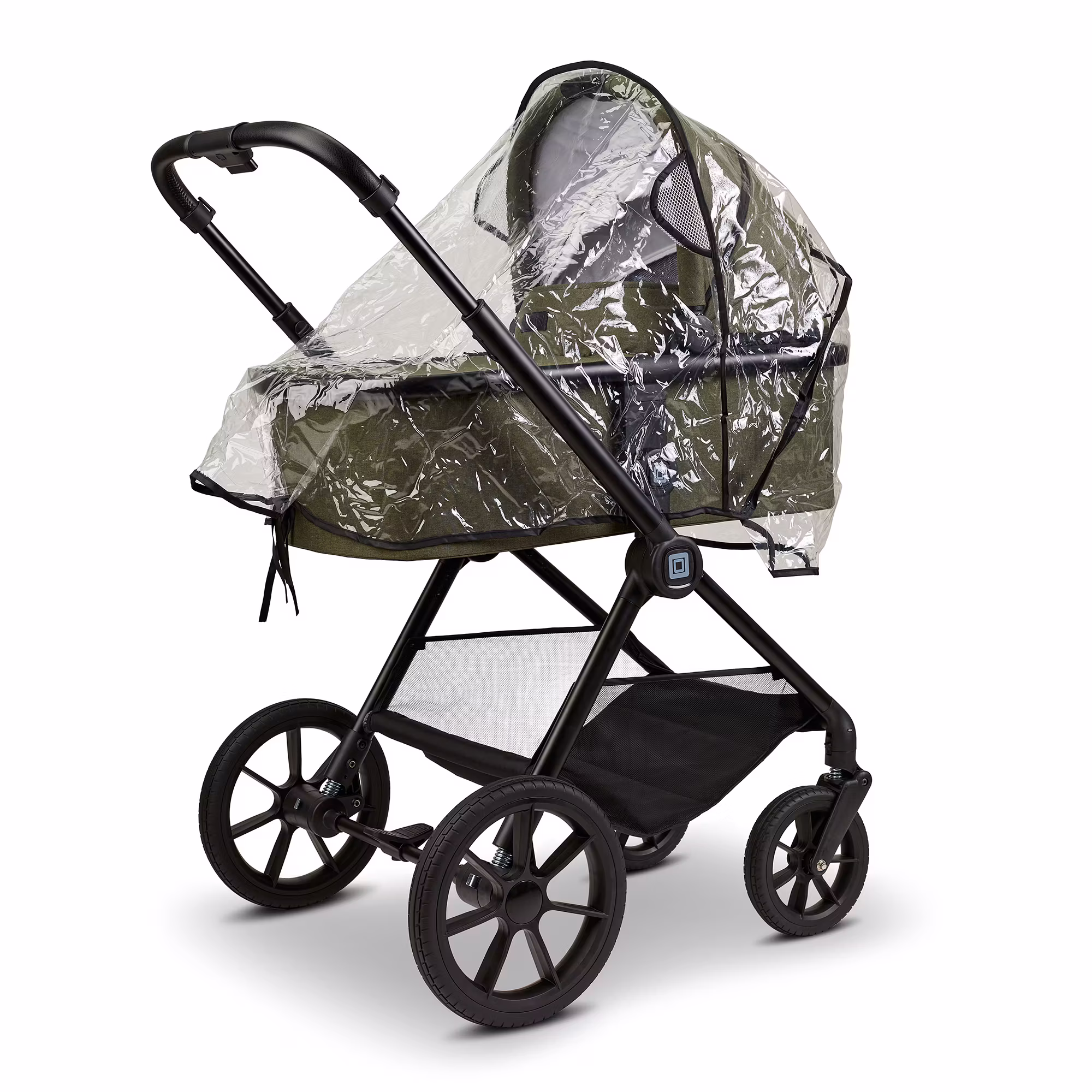 CLICC Set Black Melange mit Babyschale Cosmo - Jamouz