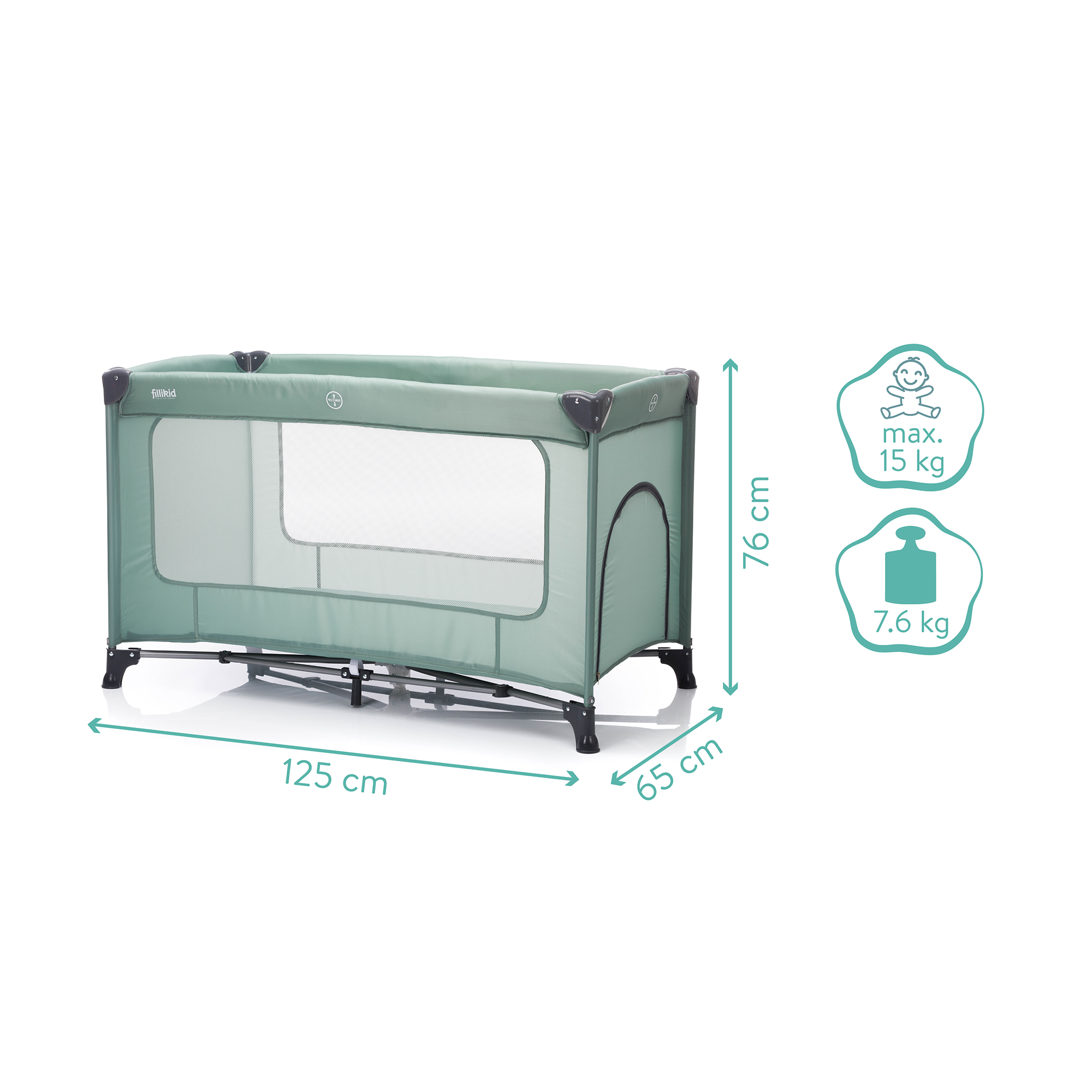 Reisebett Nizza mit Schlupf - Jamouz