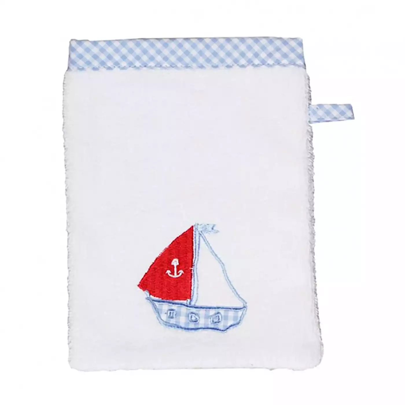Waschhandschuh Frottee Segelboot - Jamouz
