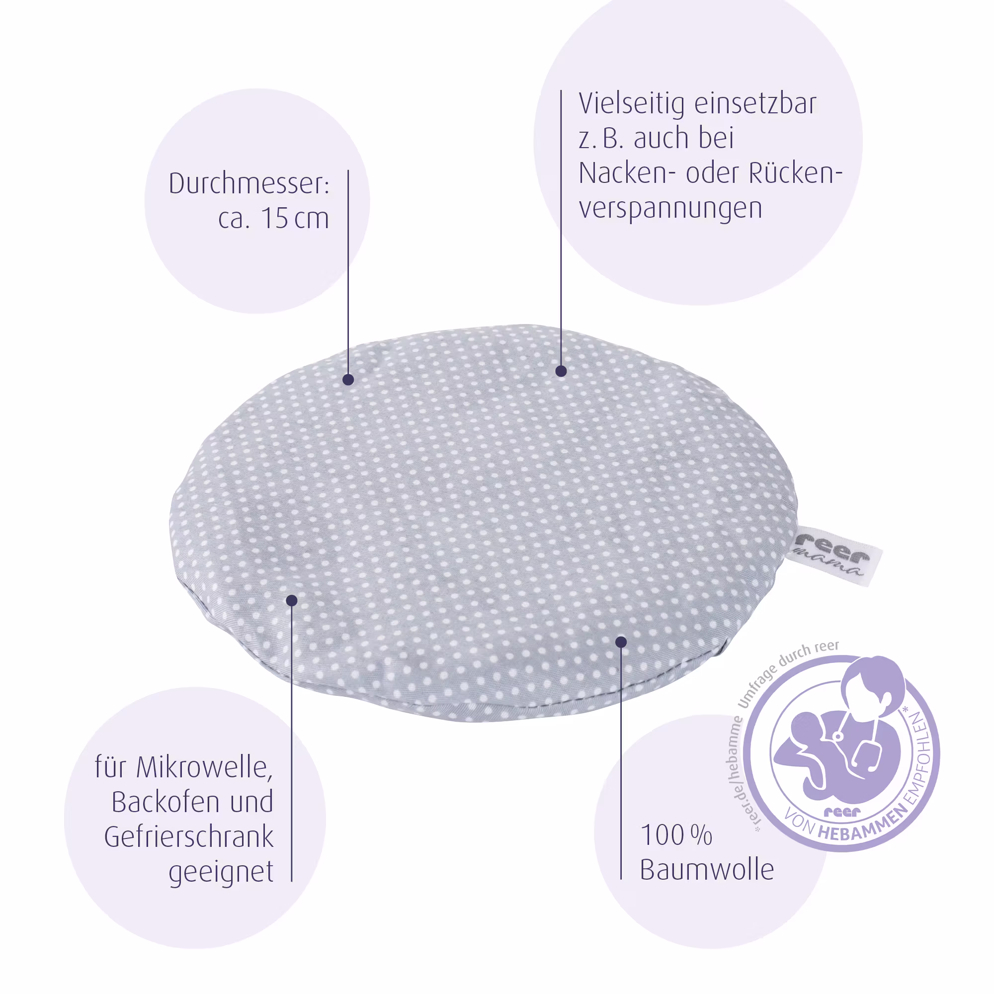 Stillhilfe-Traubenkernkissen - Jamouz