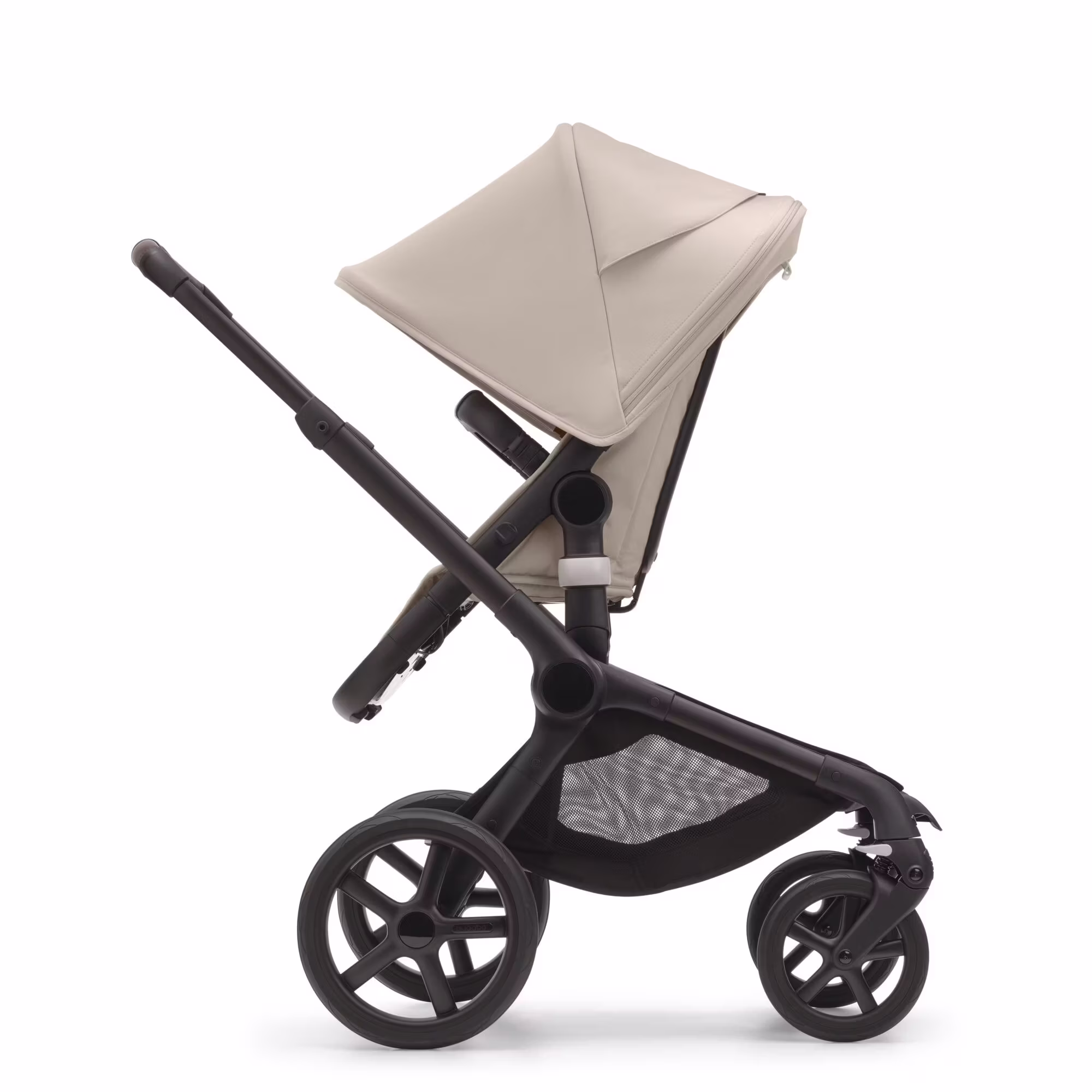 Fox 5 2-in-1 Komfort-Kinderwagen Schwarz/Forest Green - Jamouz