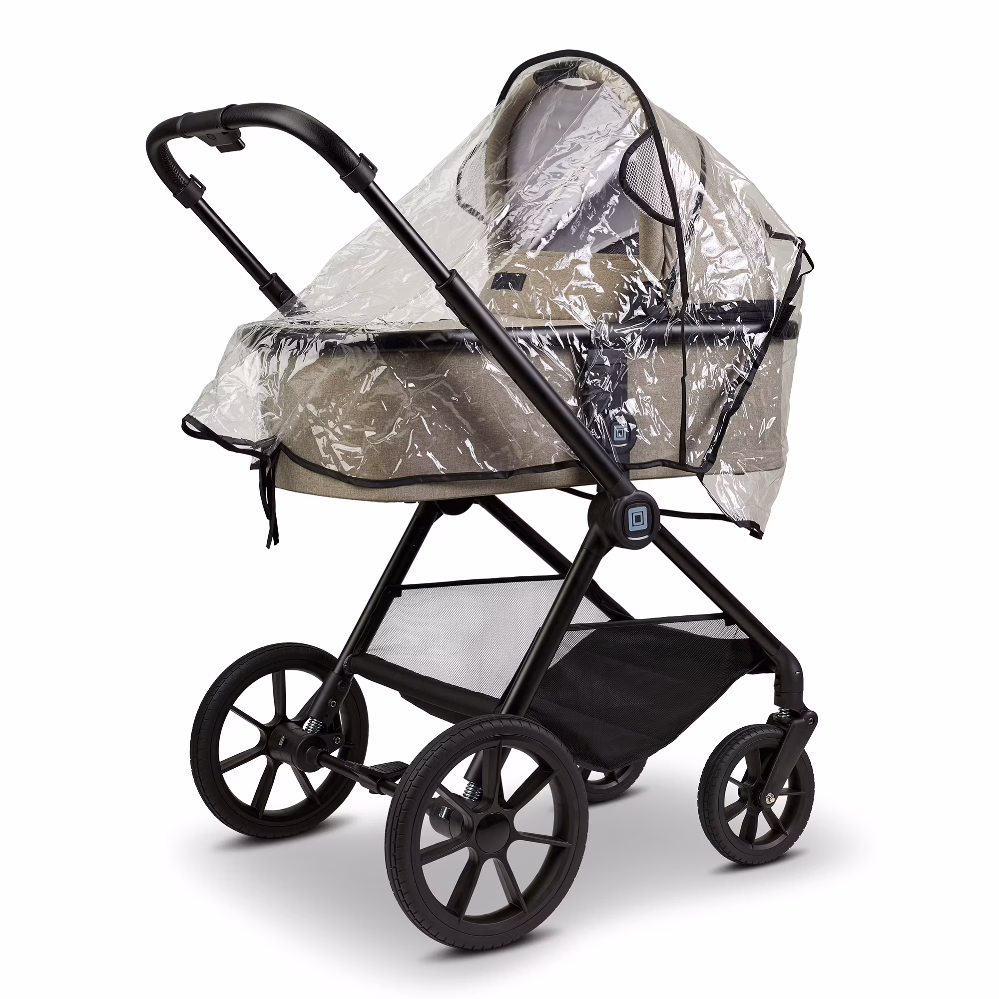CLICC Set Black Melange mit Babyschale Cosmo - Jamouz