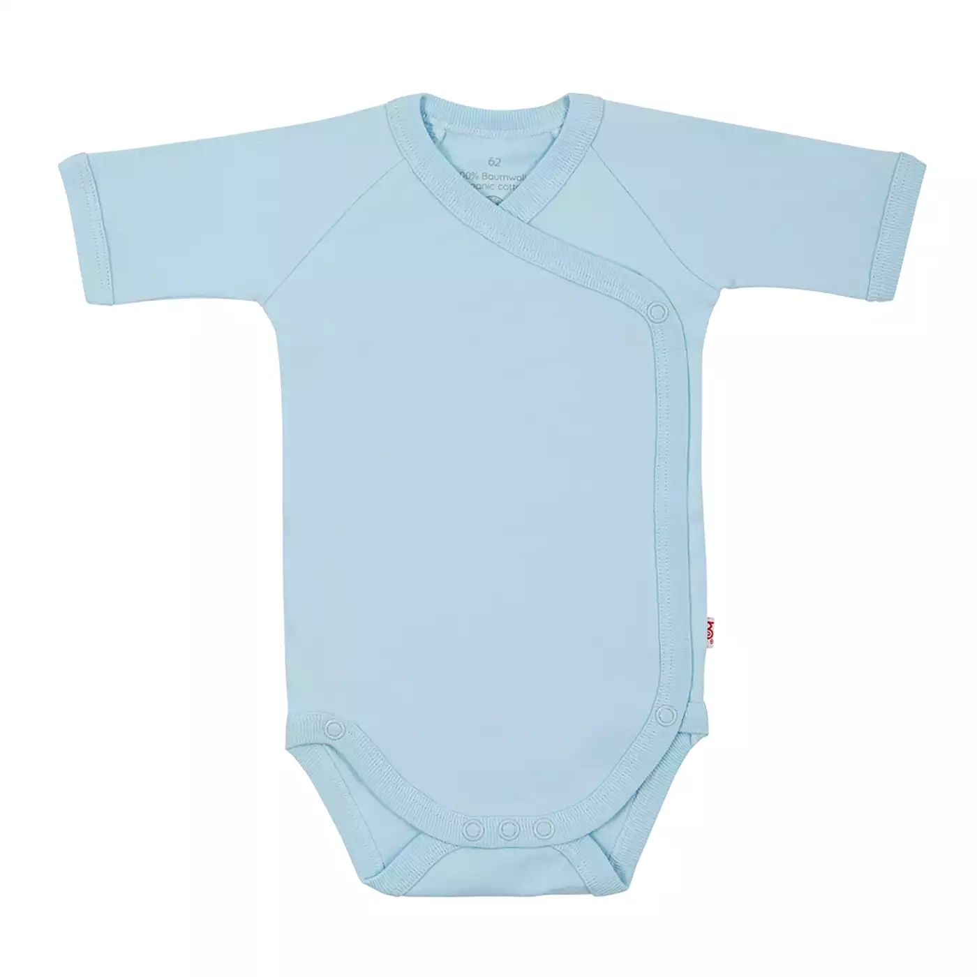 Wickelbody kurzarm blau - Jamouz