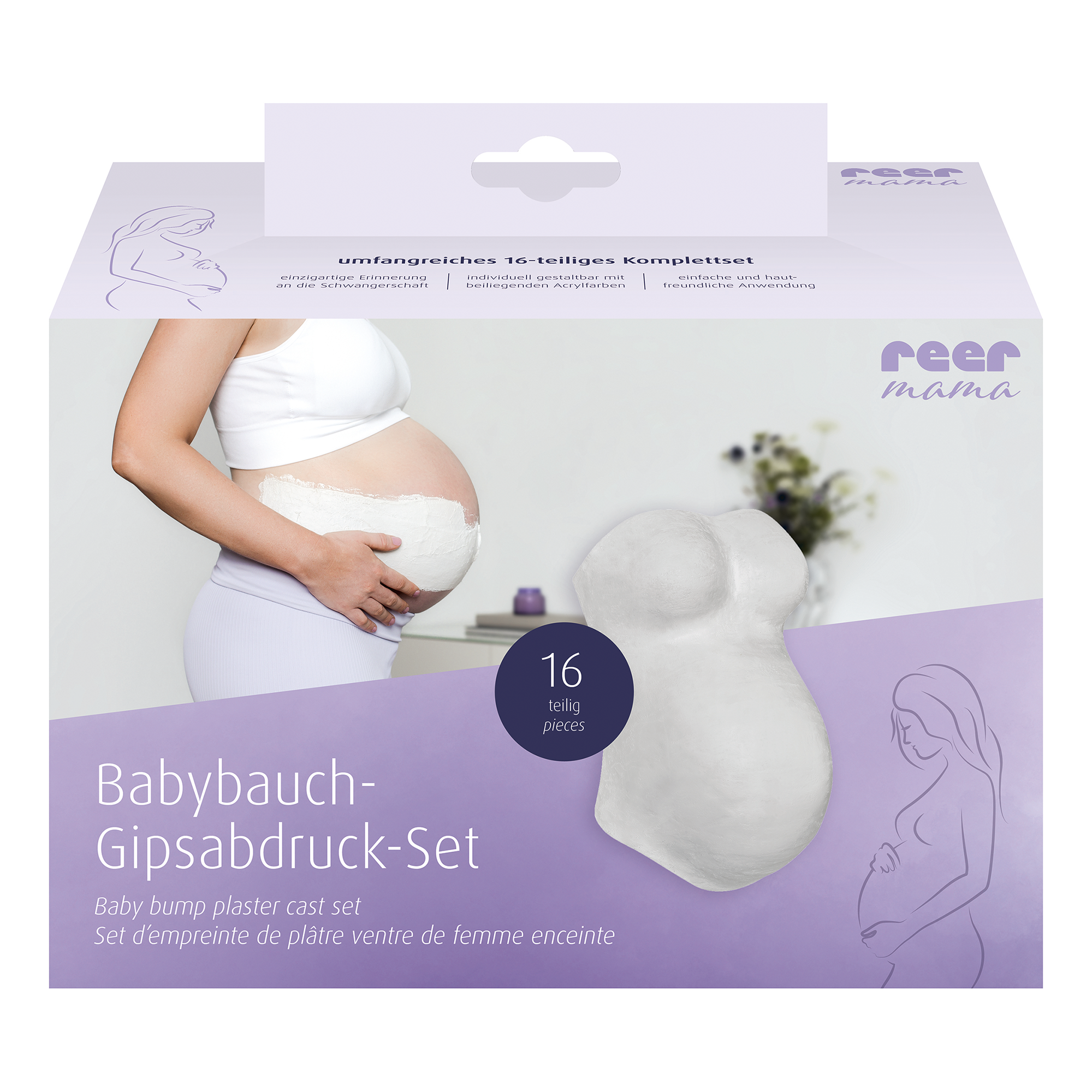 Babybauch-Gipsabdruck-Set - Jamouz