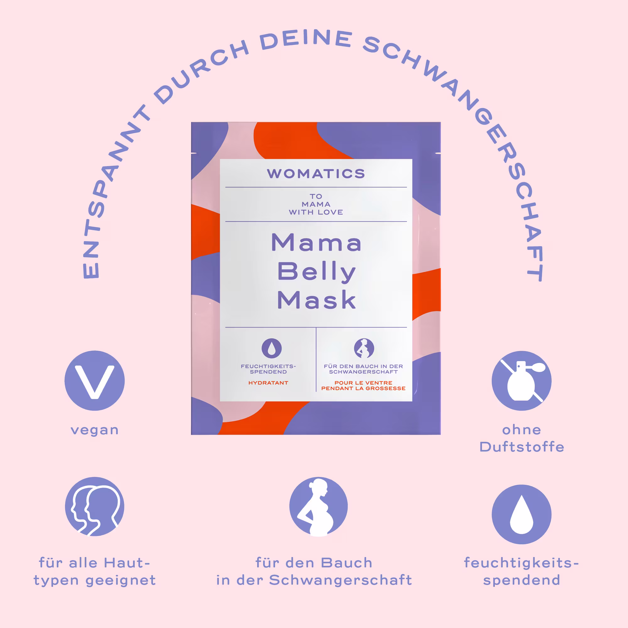 Mama Belly Mask Babybauch Tuchmaske - Jamouz