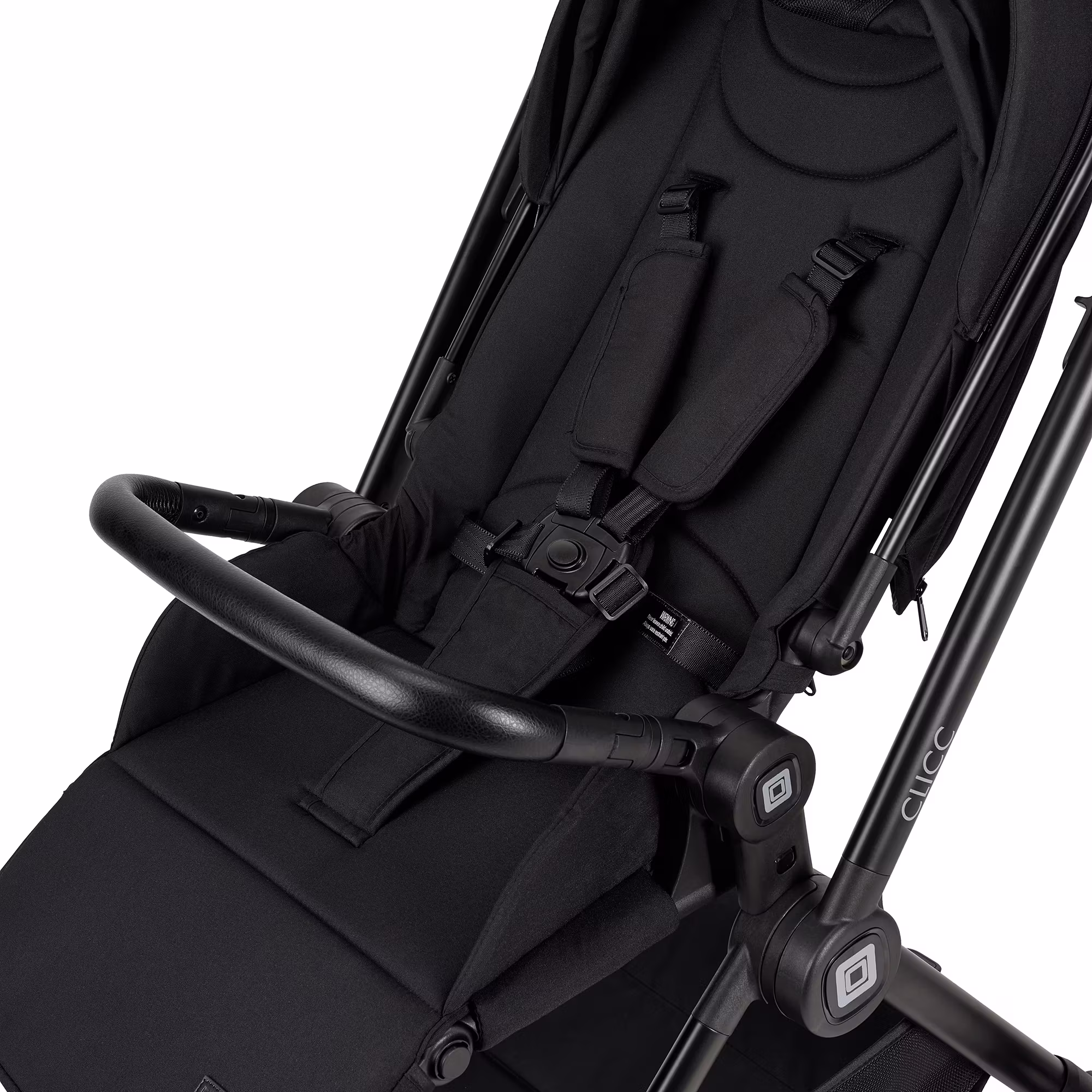 CLICC Set Black Melange mit Babyschale Cosmo - Jamouz