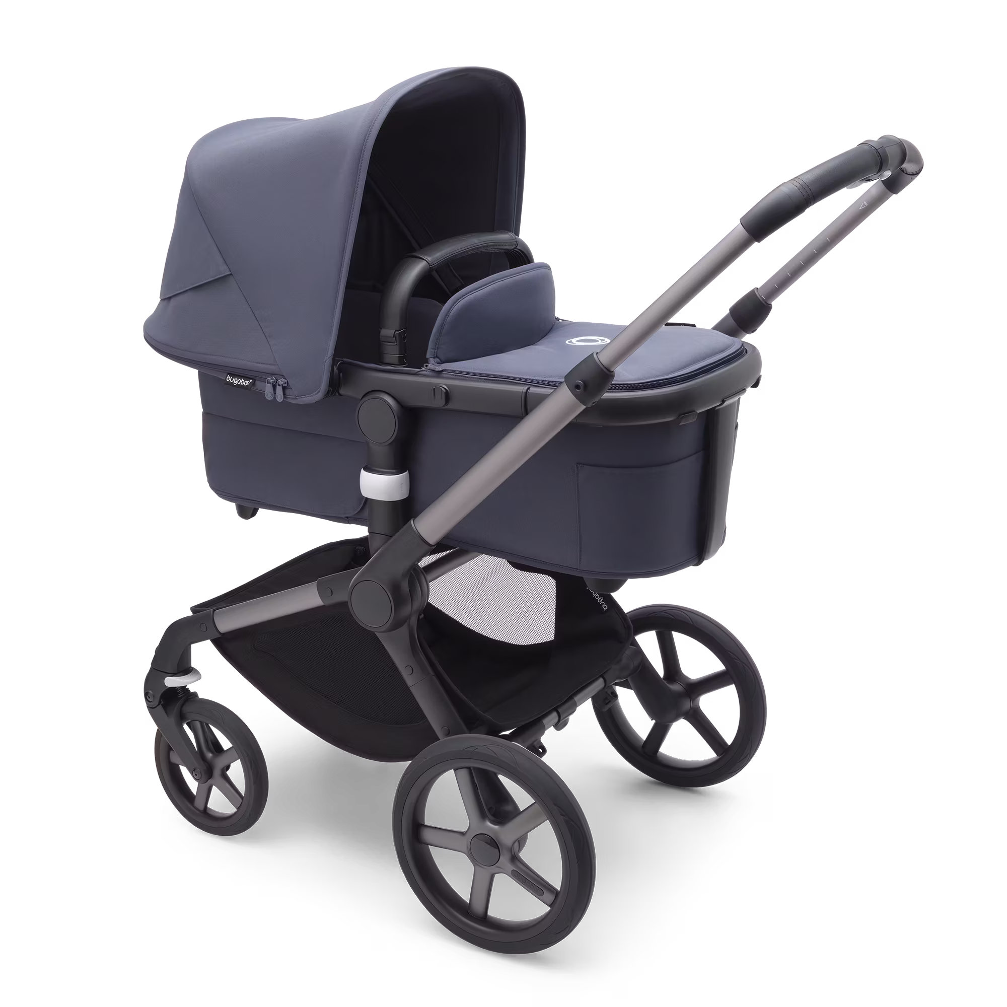 Fox 5 2-in-1 Komfort-Kinderwagen Schwarz/Forest Green - Jamouz