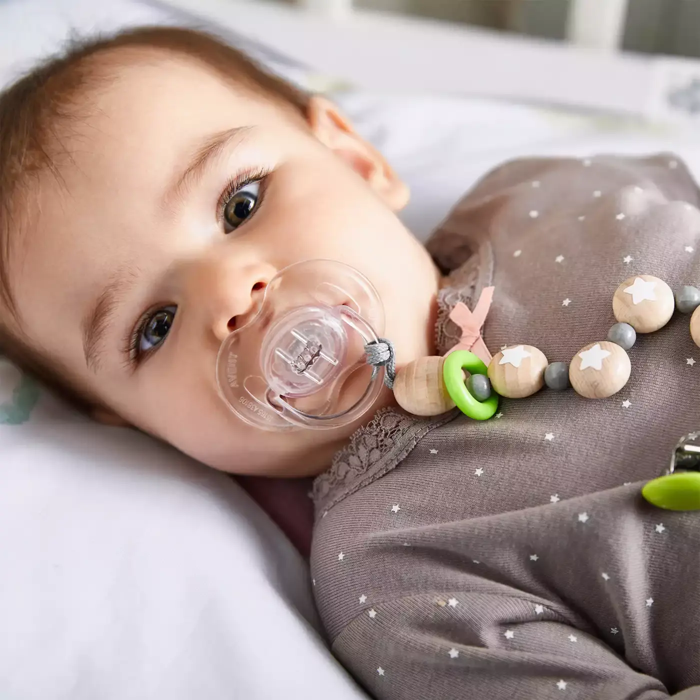 Schnullerkette Sternenflug - Jamouz