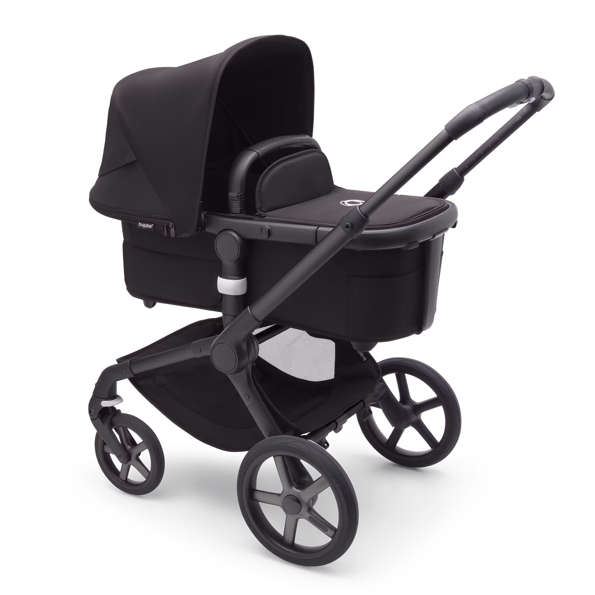 Fox 5 2-in-1 Komfort-Kinderwagen Schwarz/Forest Green - Jamouz