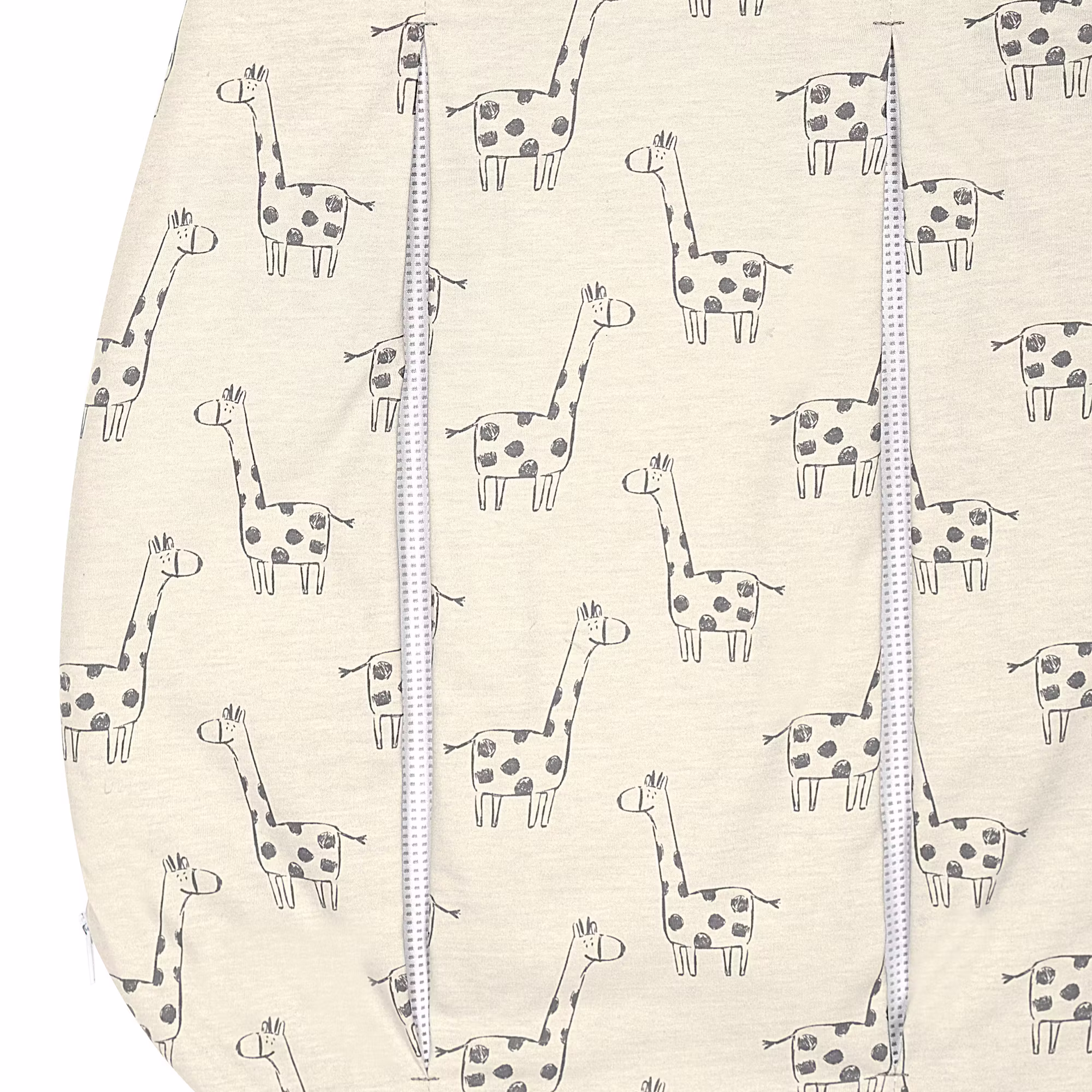 Jersey-Schlafsack Prima Klima Happy Giraffe Soft Sand - Jamouz