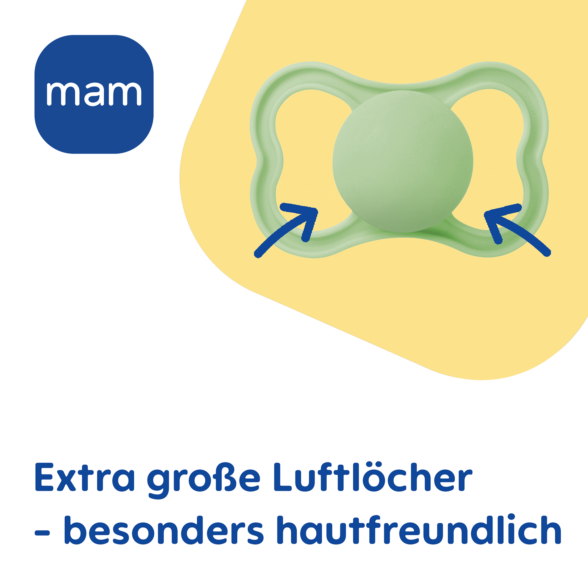 Beruhigungssauger Air Night Silikon 6 - 16 Monate - Jamouz