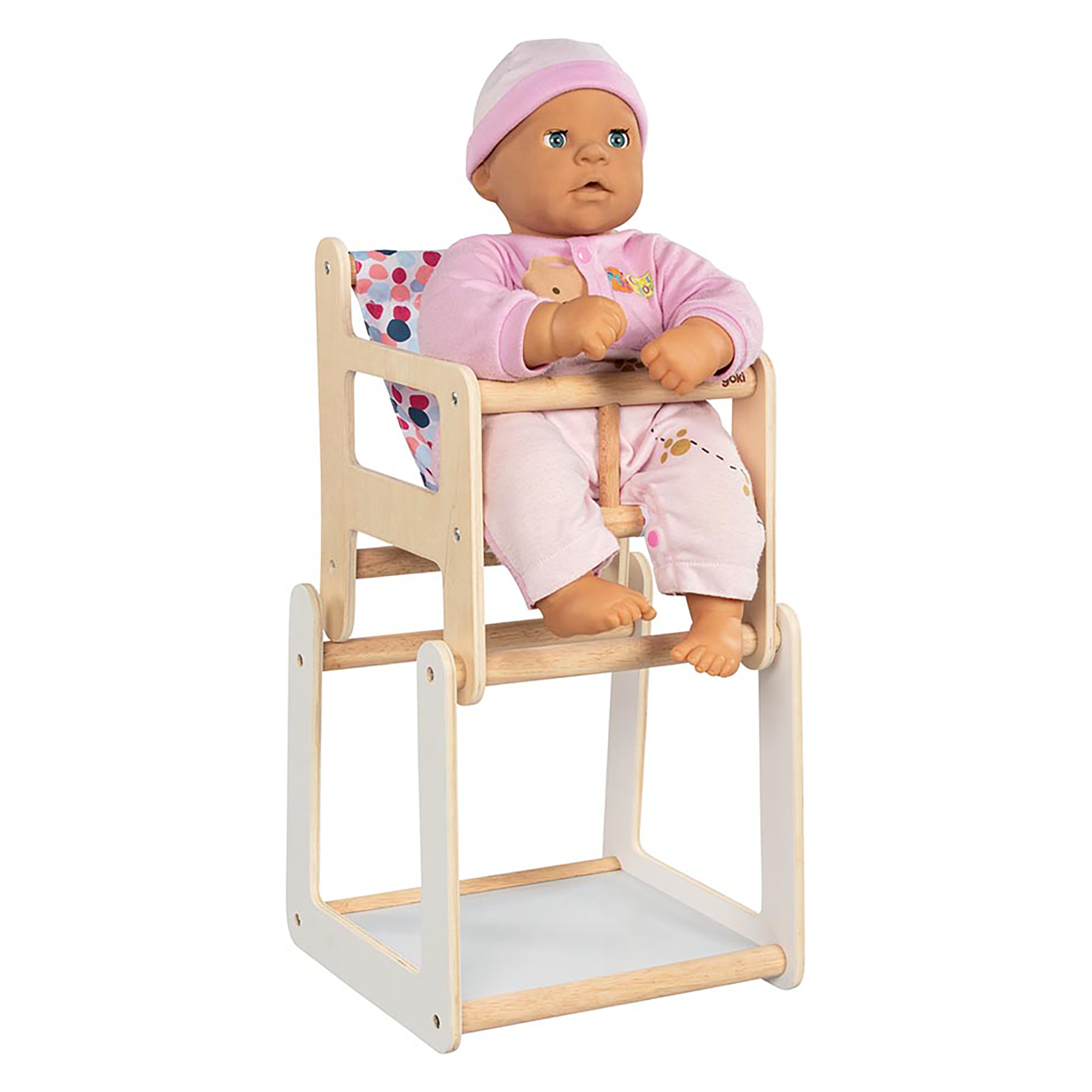 2 in 1 Puppenhochstuhl mit Tisch - Jamouz