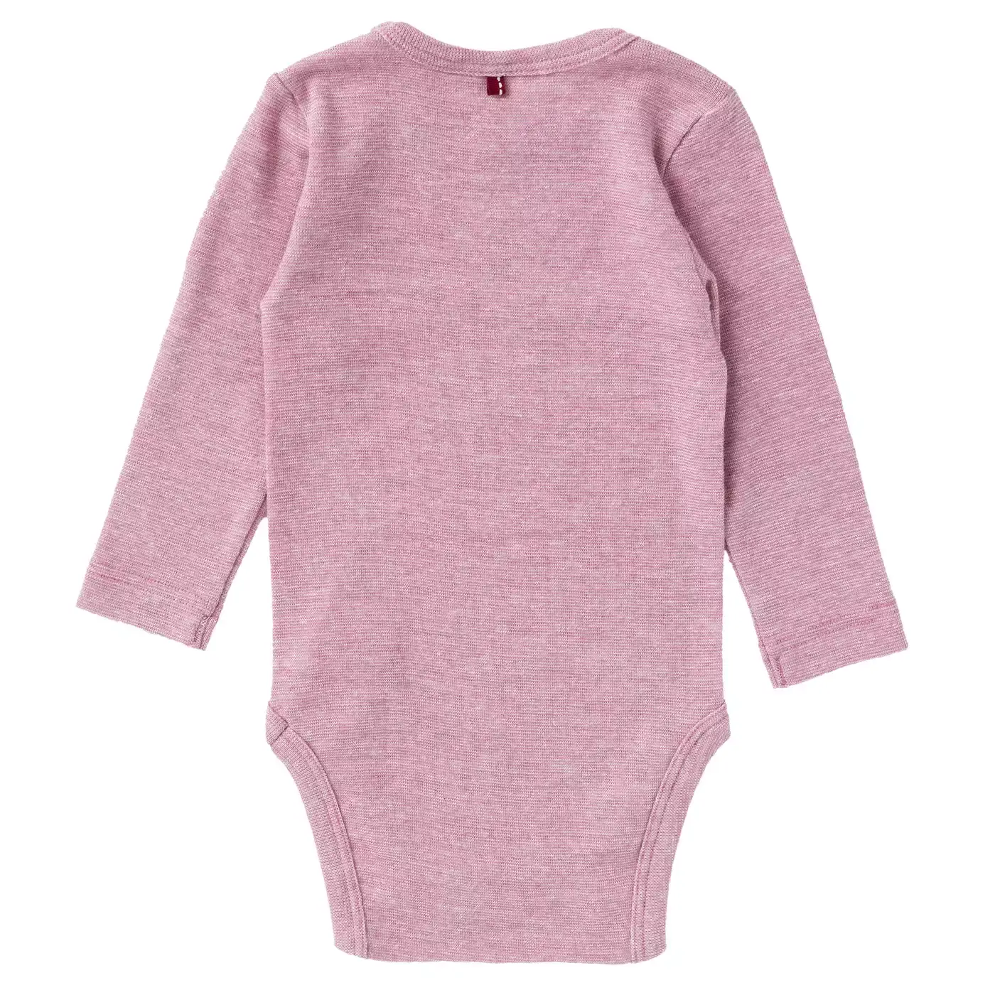 Langarmbody Baumwolle/Wolle/Seide rosa - Jamouz
