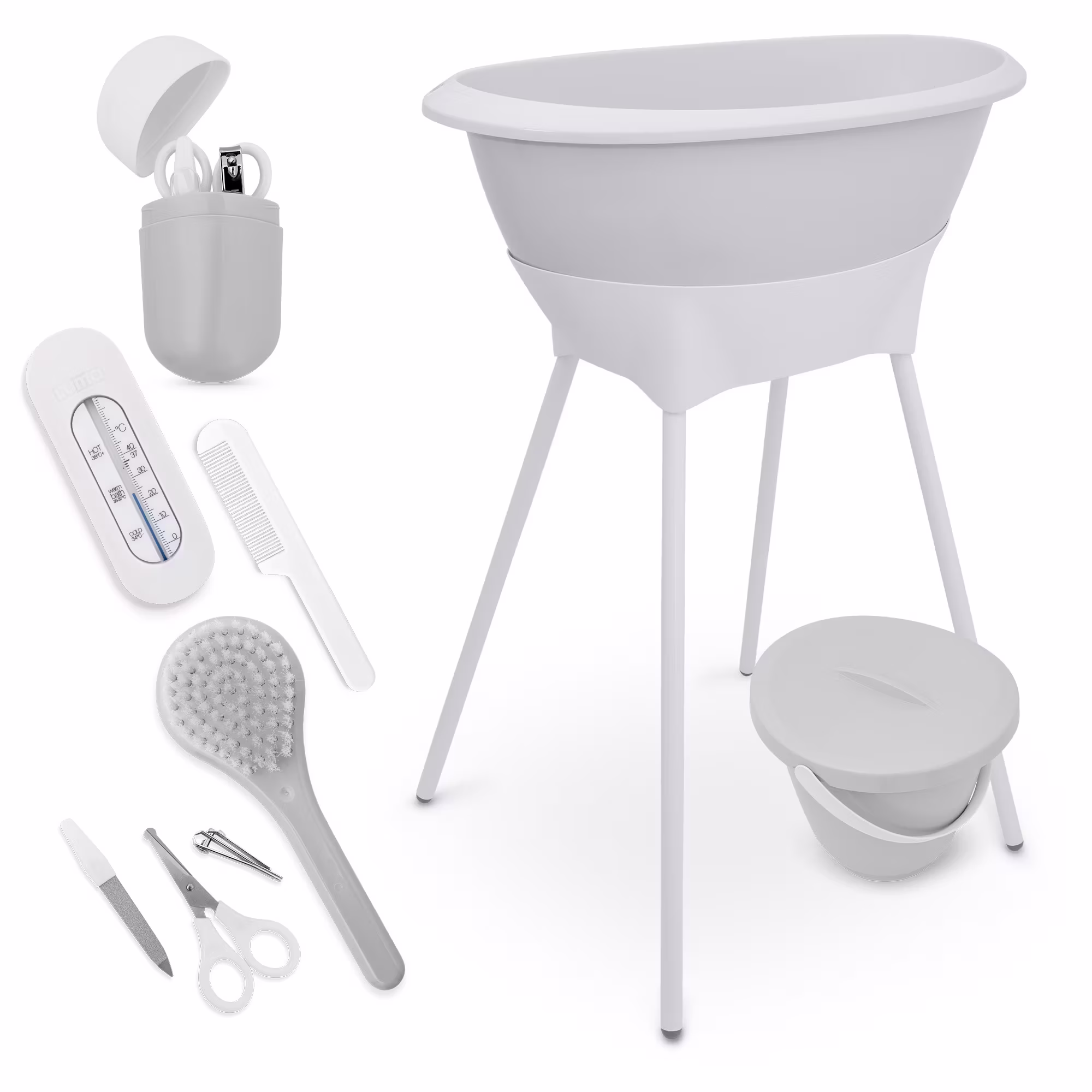 Bade- und Pflegeset Light Grey - Jamouz