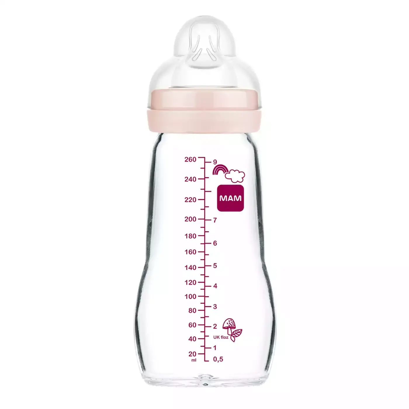 Feel Good matt Flasche Vogel/Eichhörnchen 260 ml - Jamouz