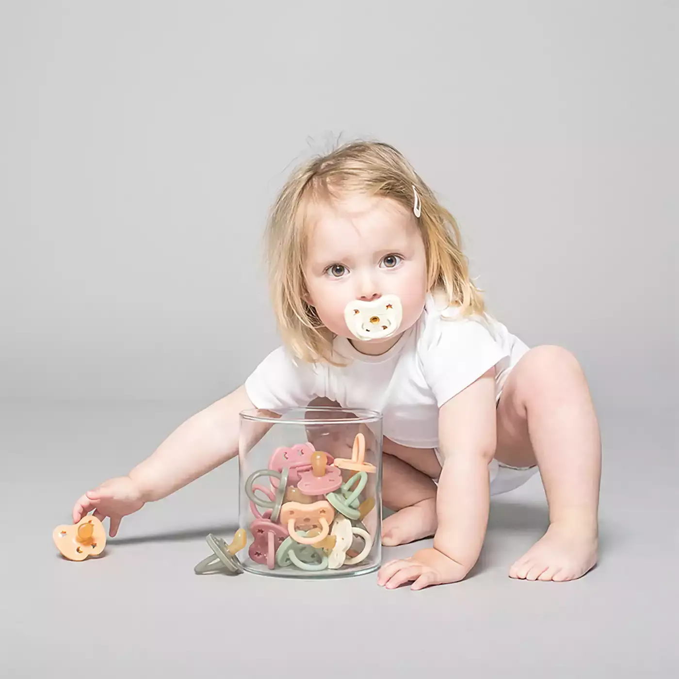 Beruhigungssauger Milky White ab 3 Monaten - Jamouz