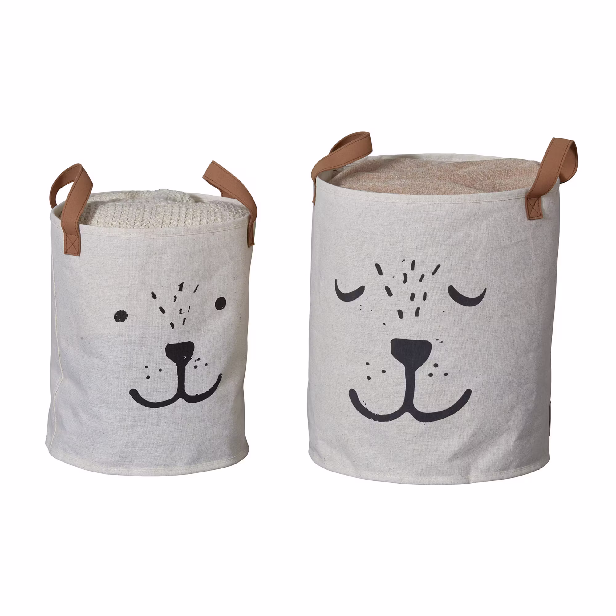 2er-Set Premium-Rundkörbe Hund - Jamouz