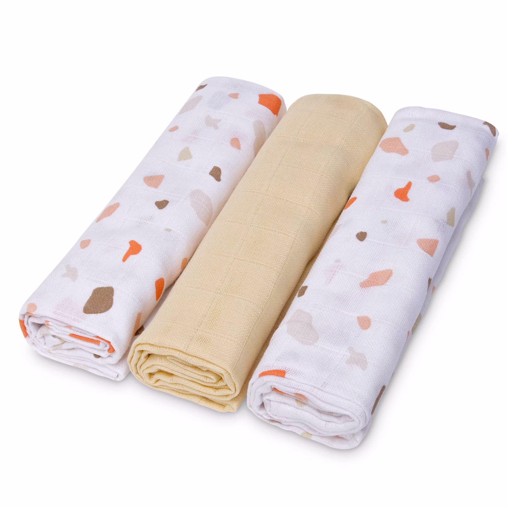 3er Set Mullwindeln Sonne 80 x 80 cm - Jamouz