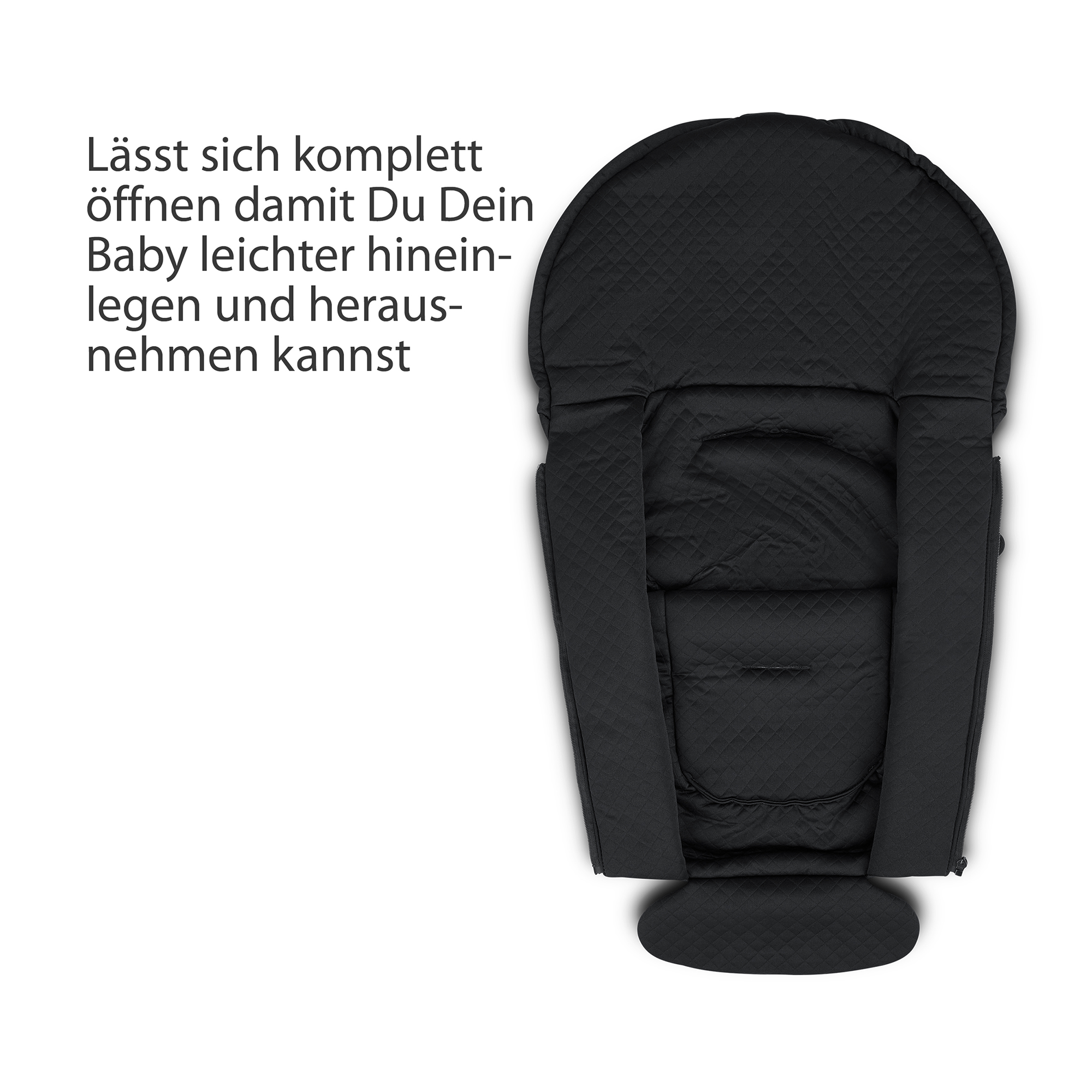 Neugeborenen Fußsack Diamond Edition Powder - Jamouz