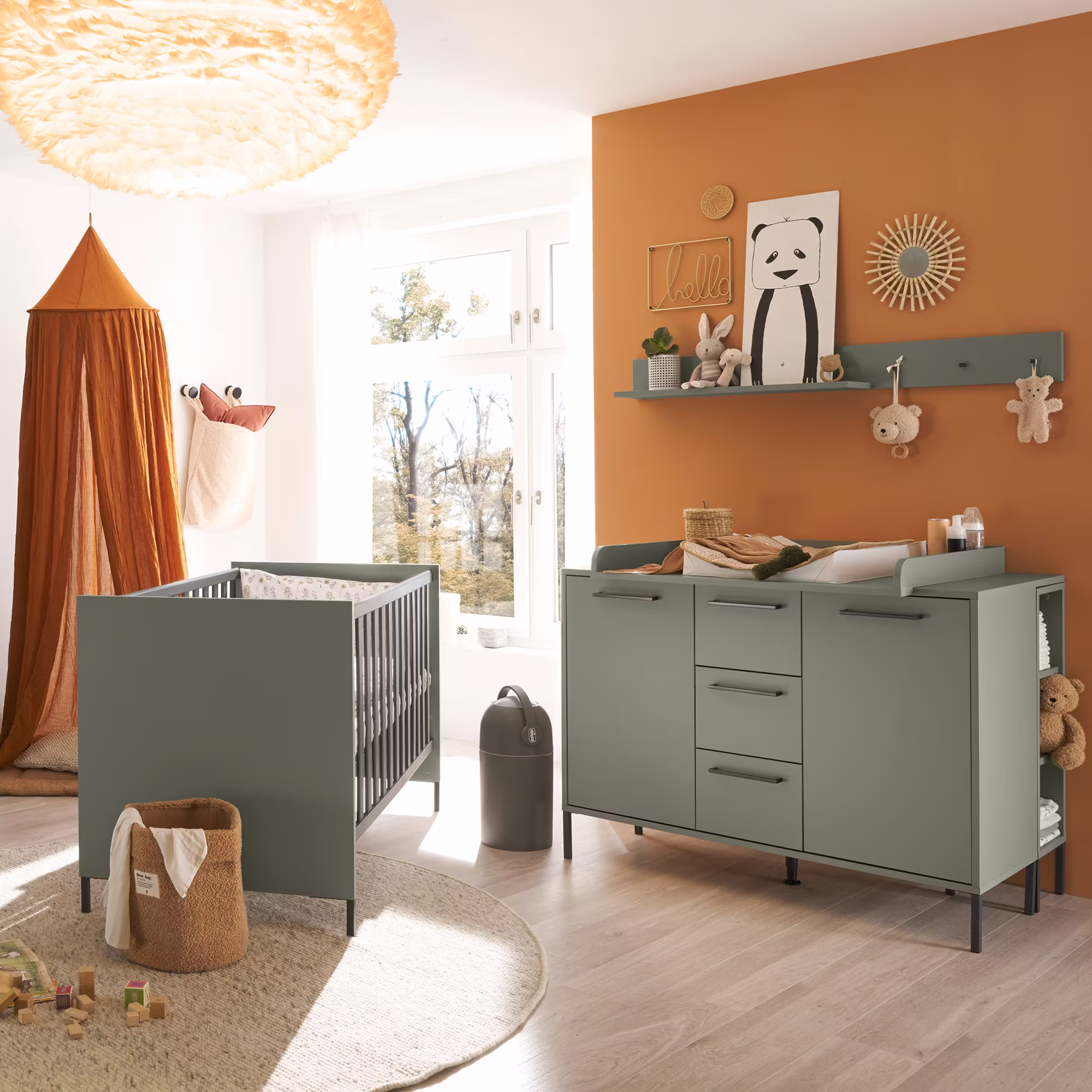 2-teiliges Spar-Set Babyzimmer Benny - Jamouz