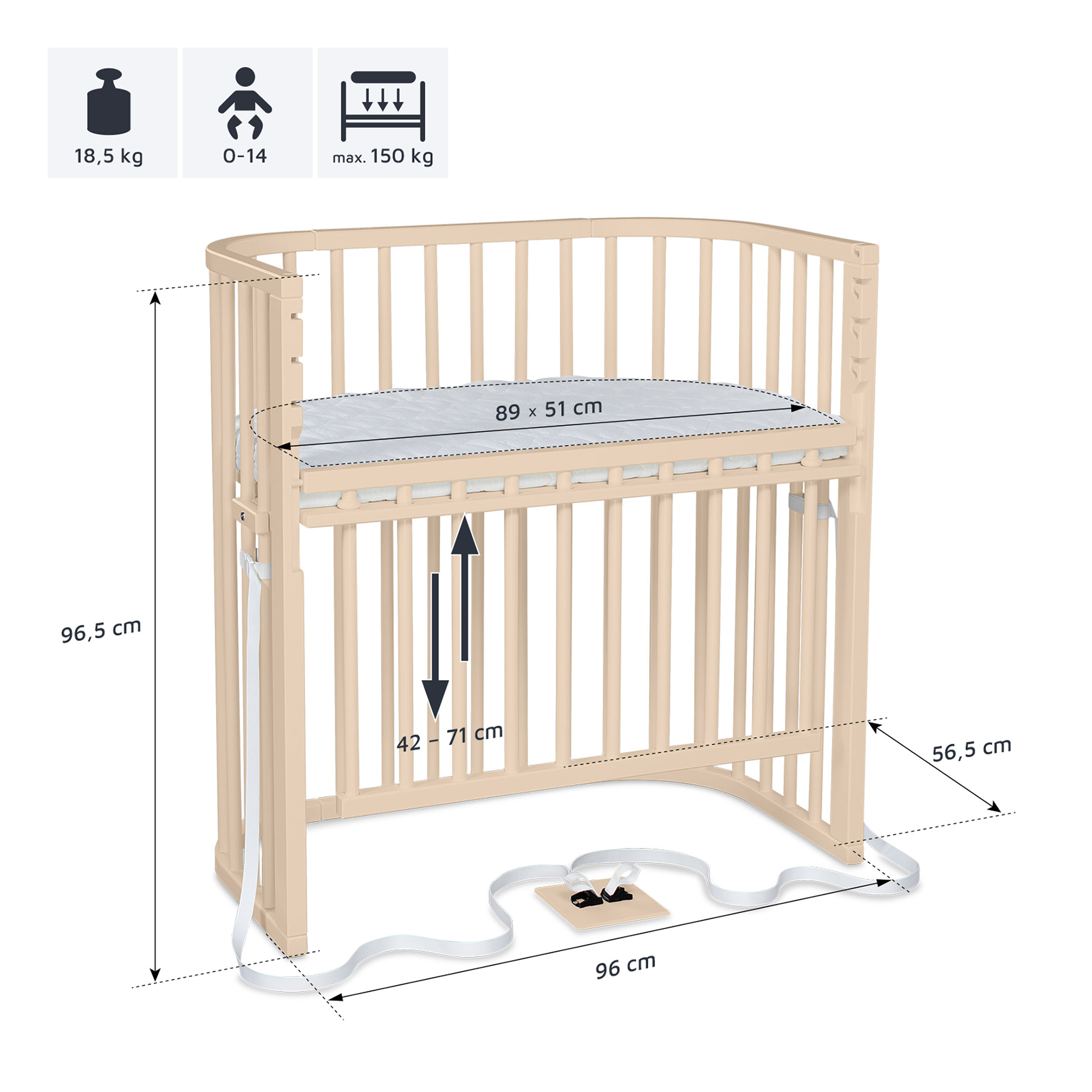 babybay Boxspring Comfort Plus - Jamouz