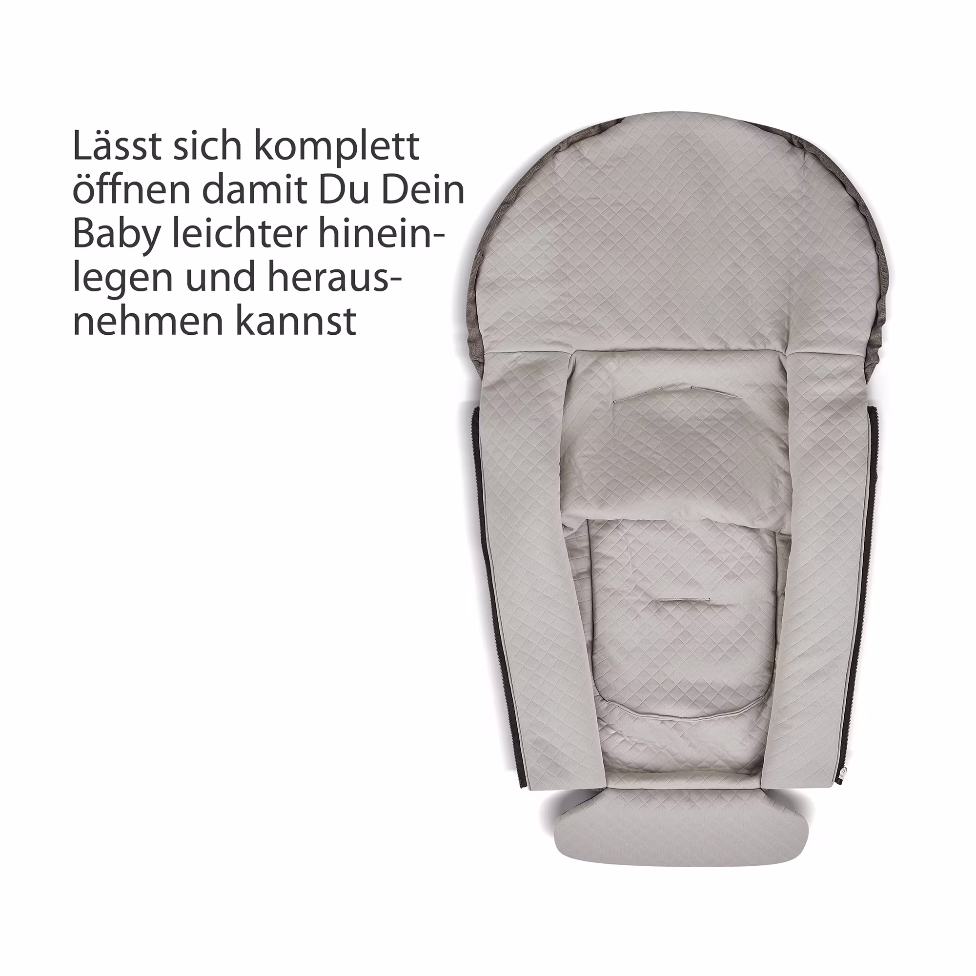 Neugeborenen Fußsack Diamond Edition Powder - Jamouz