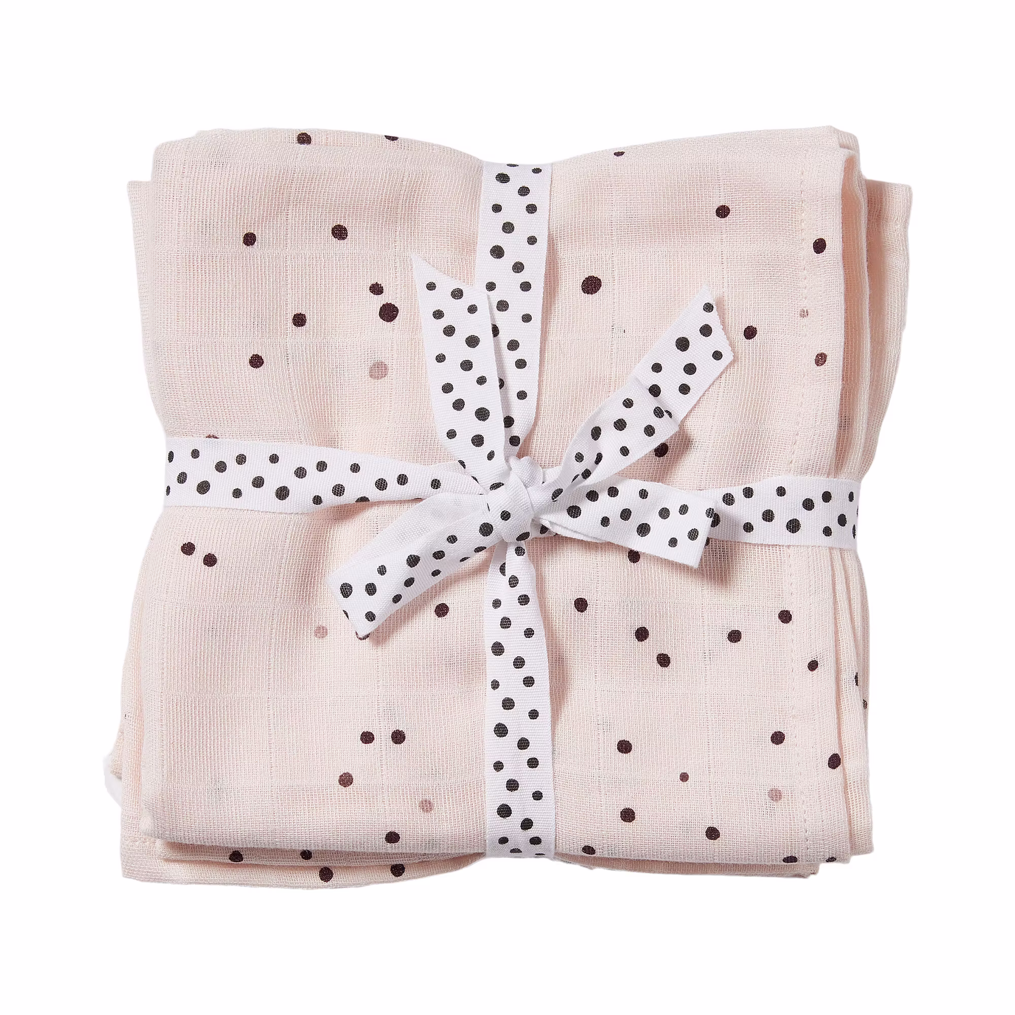 2er-Set Mulldecken Dreamy Dots Powder - Jamouz