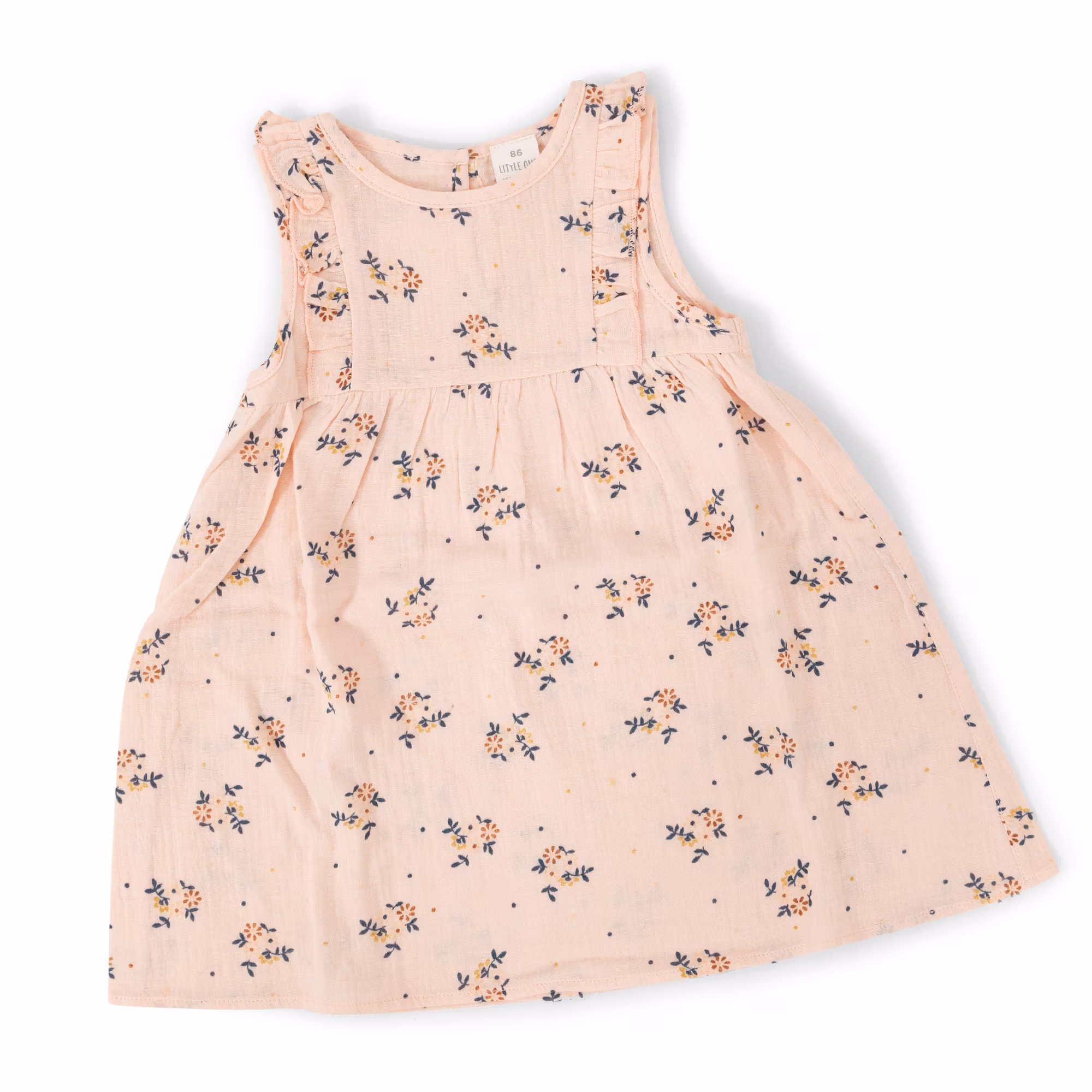 Musselin Kleid Regenbogen - Jamouz