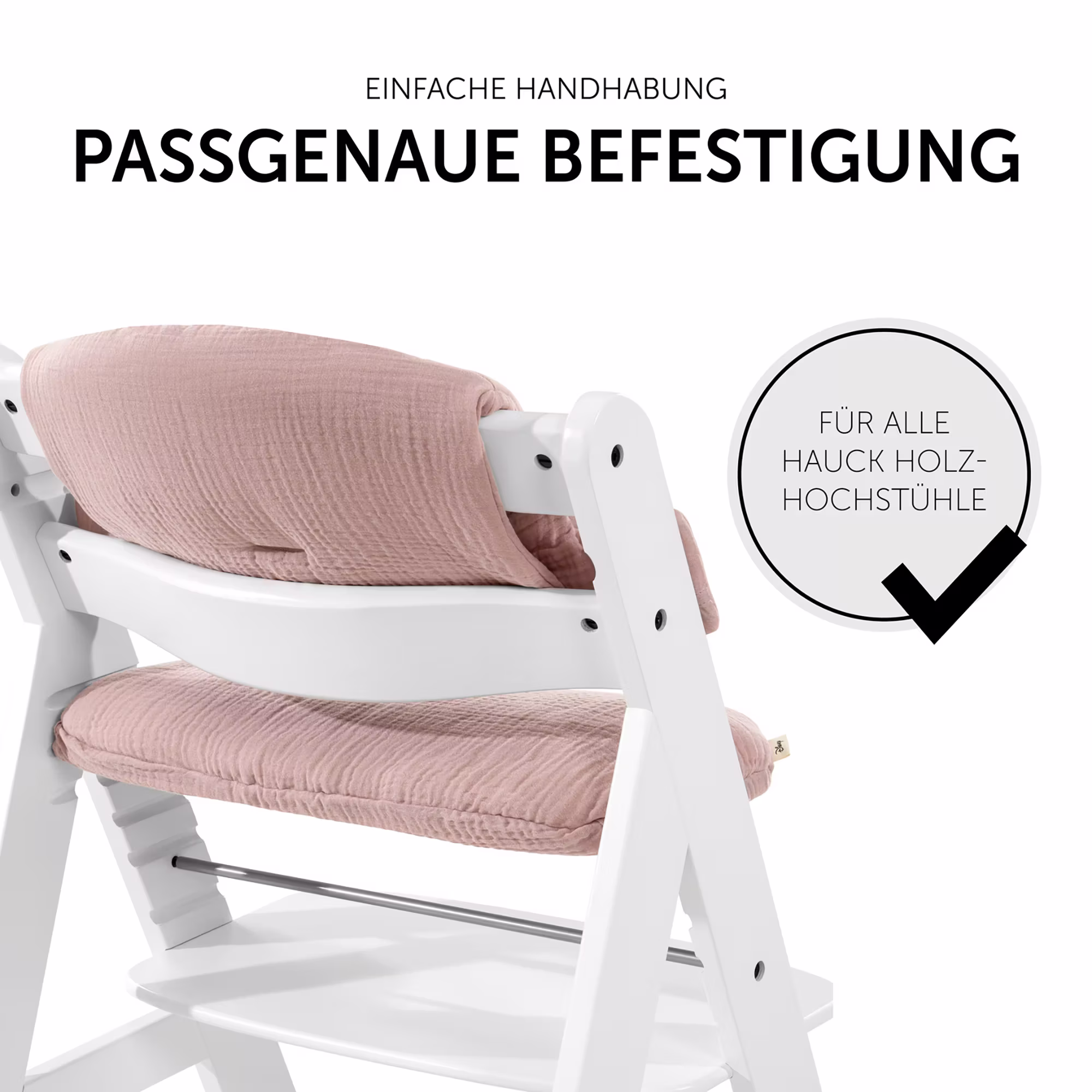Sitzkissen Select Musselin Hochstuhl Alpha+ - Jamouz