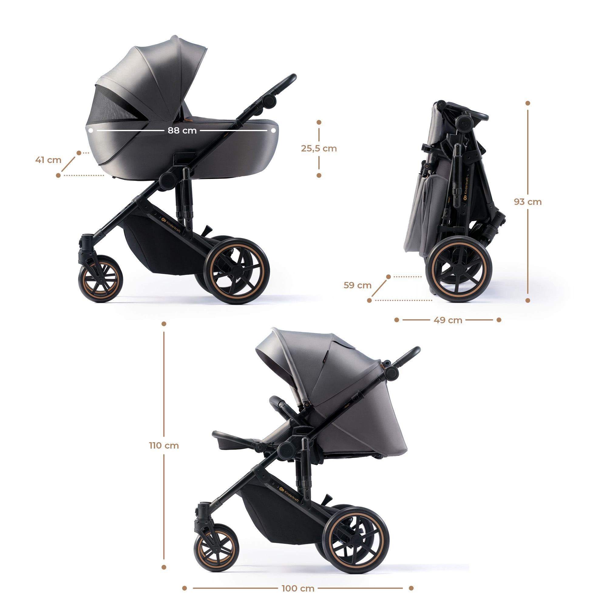 Prime 2 2in1 Shadow Grey - Jamouz