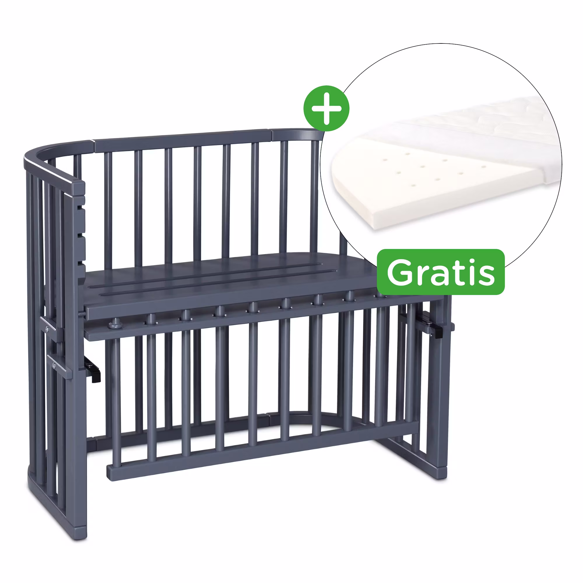 Babybay Maxi Comfort Plus Schiefergrau - Jamouz