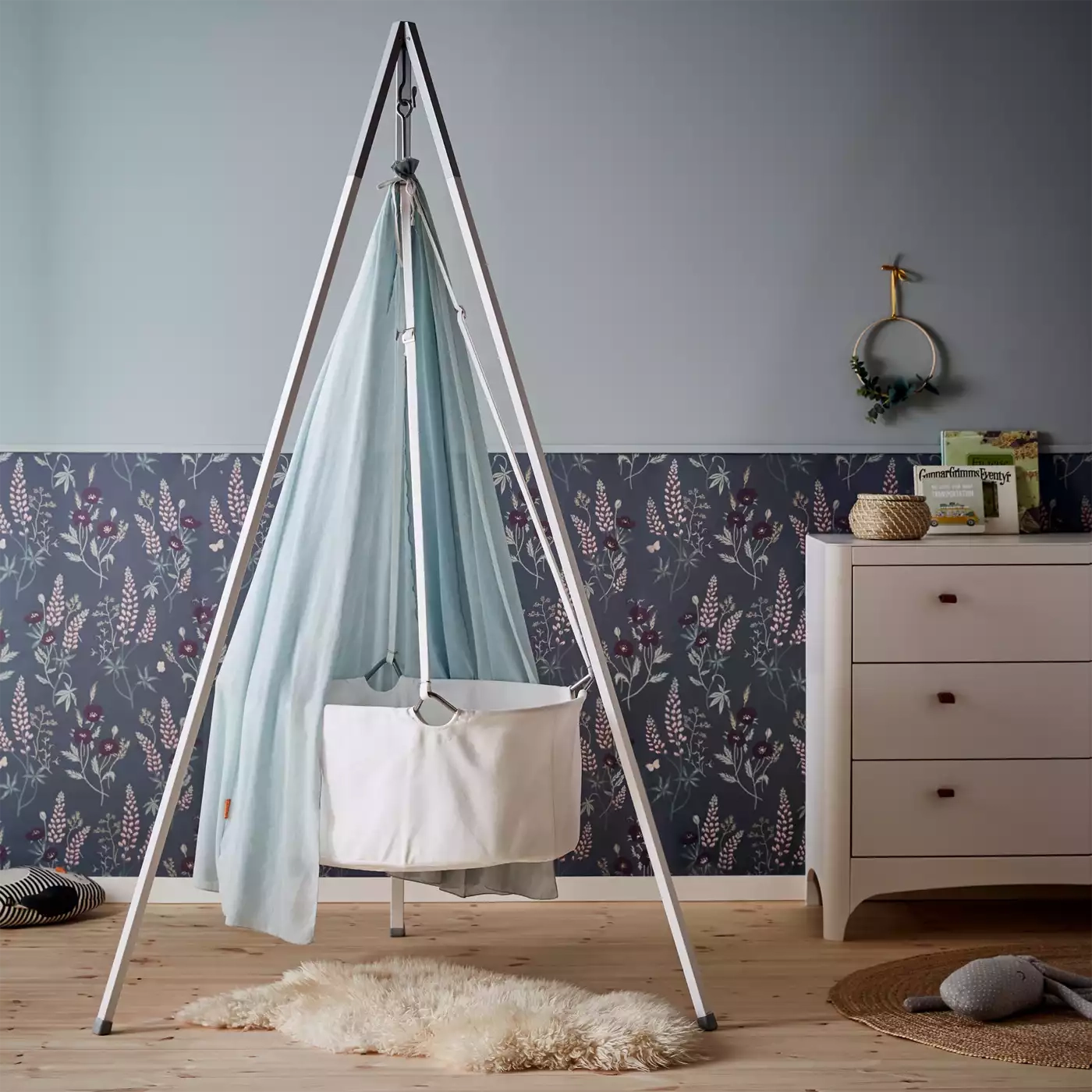 Himmel für Leander Classic™ Wiege Dusty Rose - Jamouz