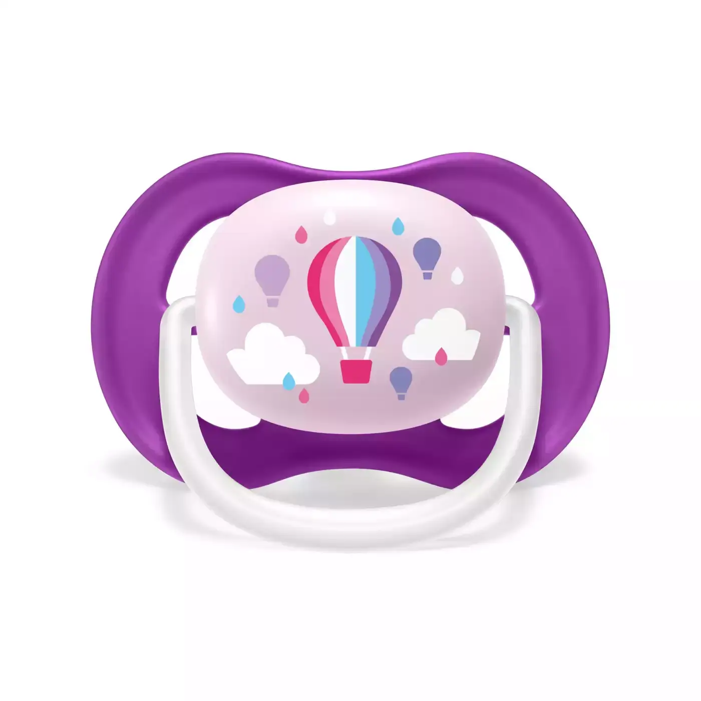 Beruhigungssauger Ultra Air 6-18 Monate Happy Girl - Papa Ballon SCF080/04 - Jamouz