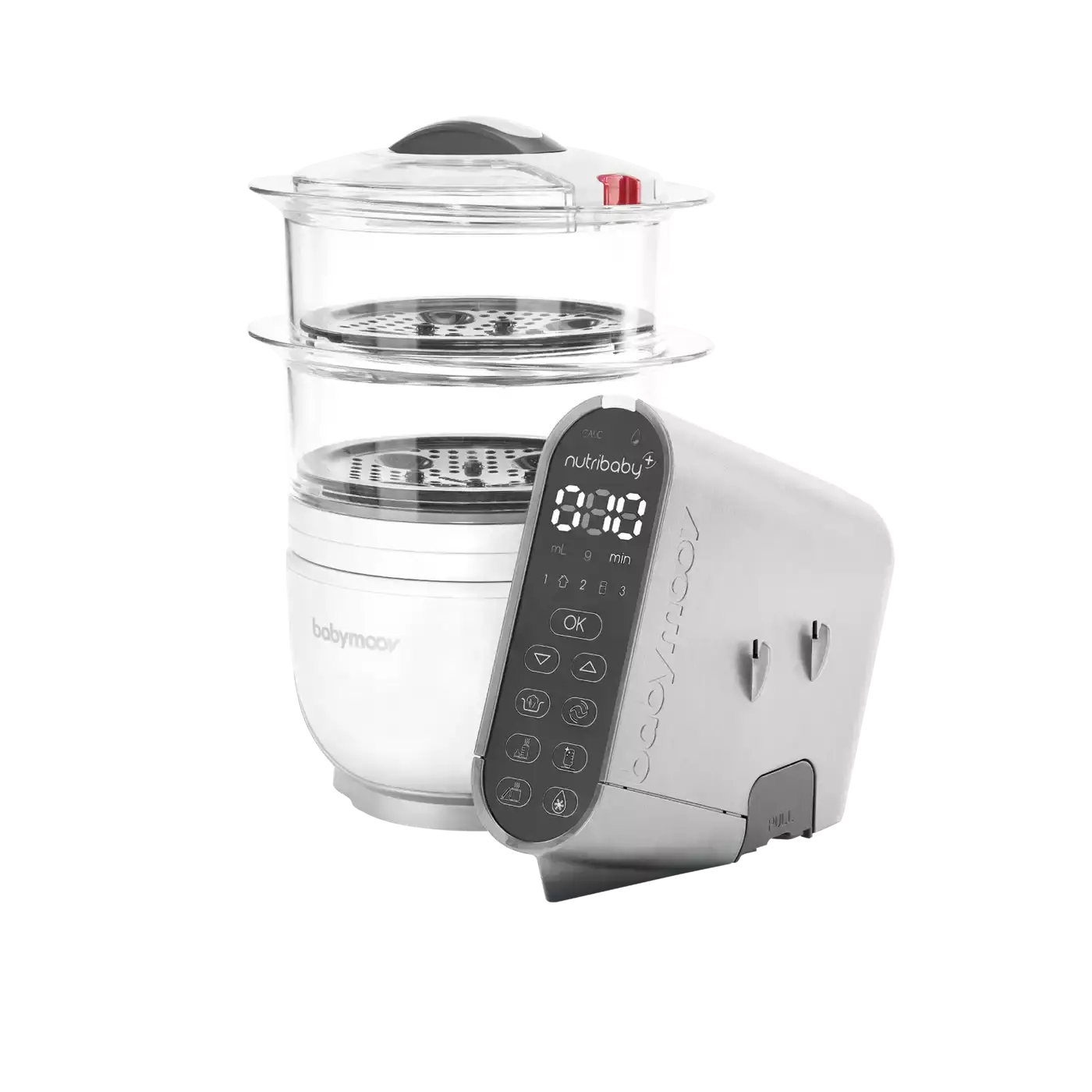 Displaygehäuse Nutribaby + Aluminium-Effekt - Jamouz