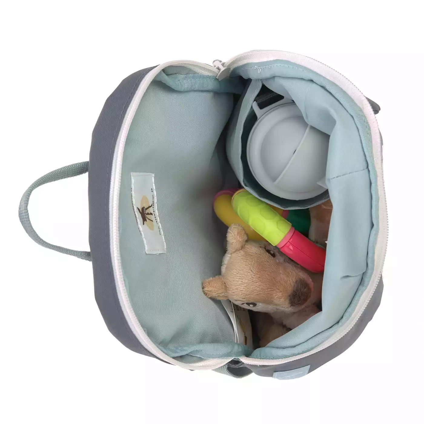 Tiny Backpack About Friends Racoon Grey - Jamouz