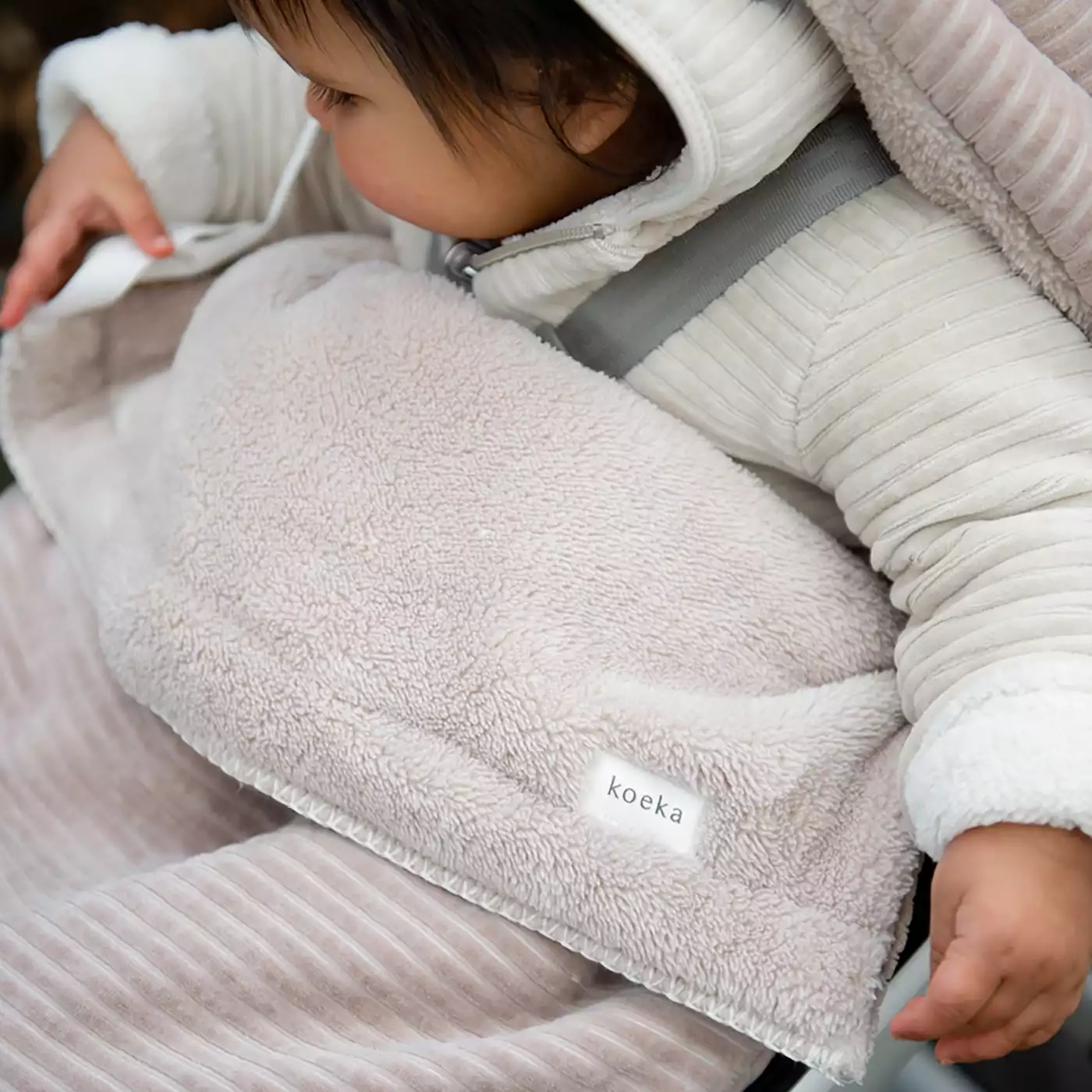 Buggy Fußsack Vik Grey Pink - Jamouz
